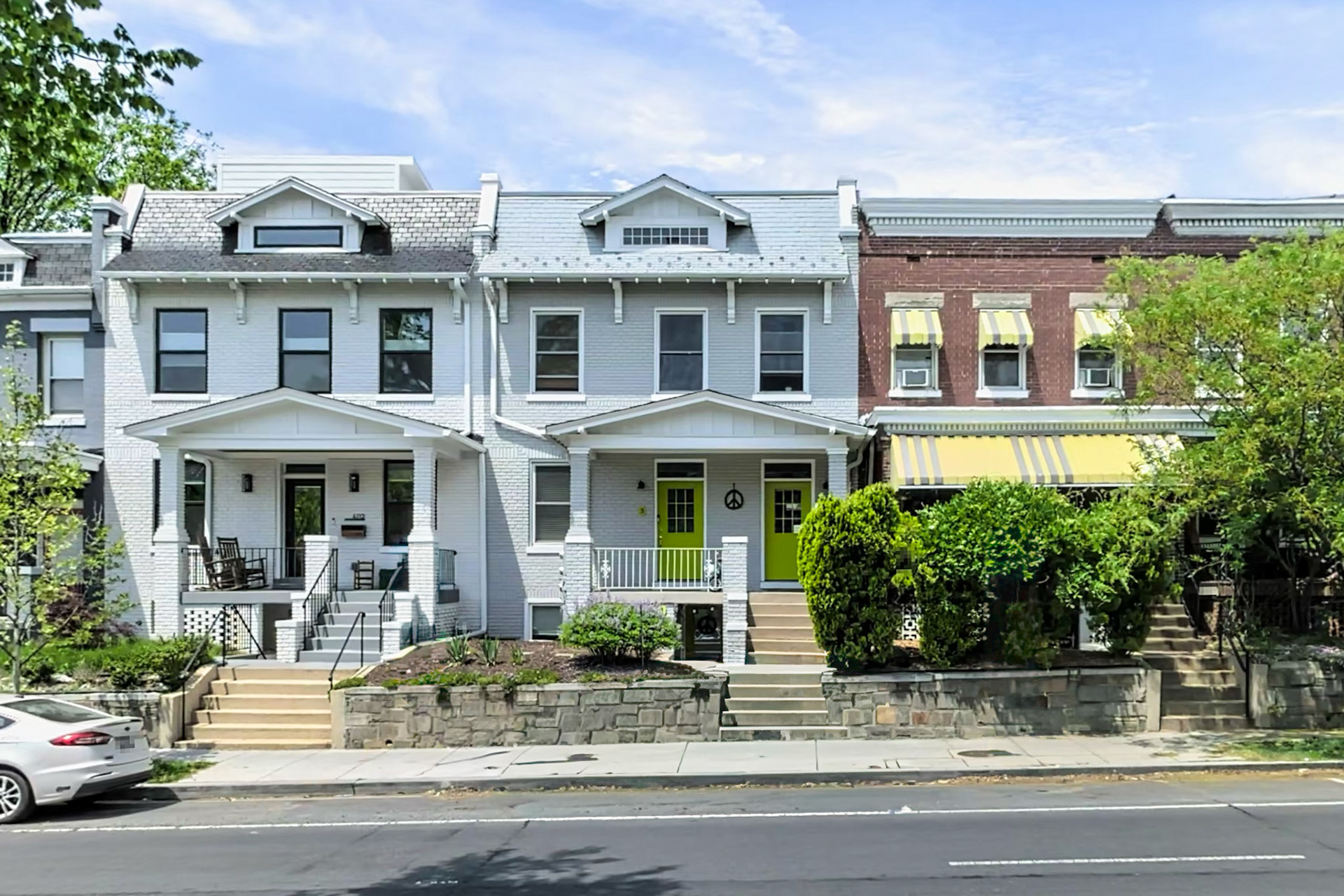 This existing Rowhouse in Petworth was converted into 3 condominiums.