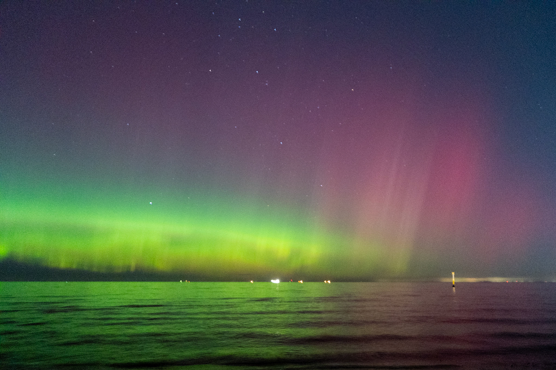Aurora at St Kilda Beach