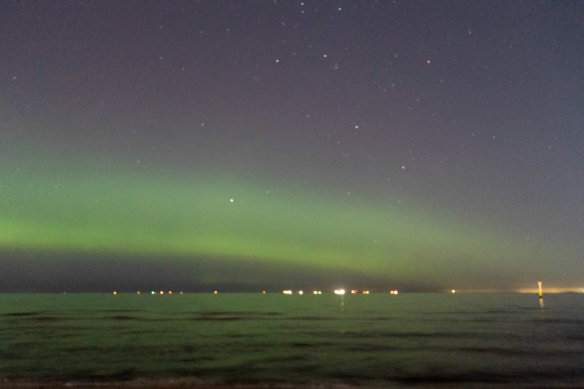 Aurora at St Kilda Beach