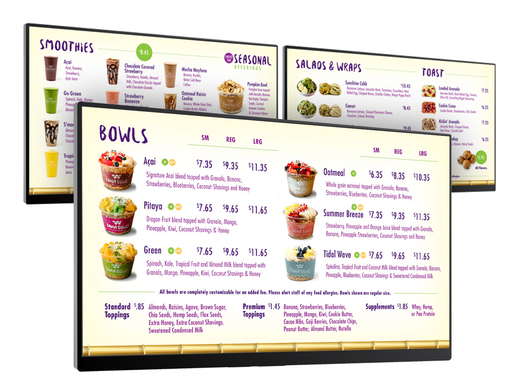 Digital Menu Boards