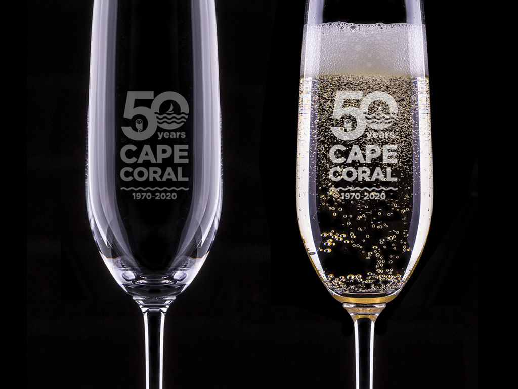 50th Anniversary Gala Champagne Flutes