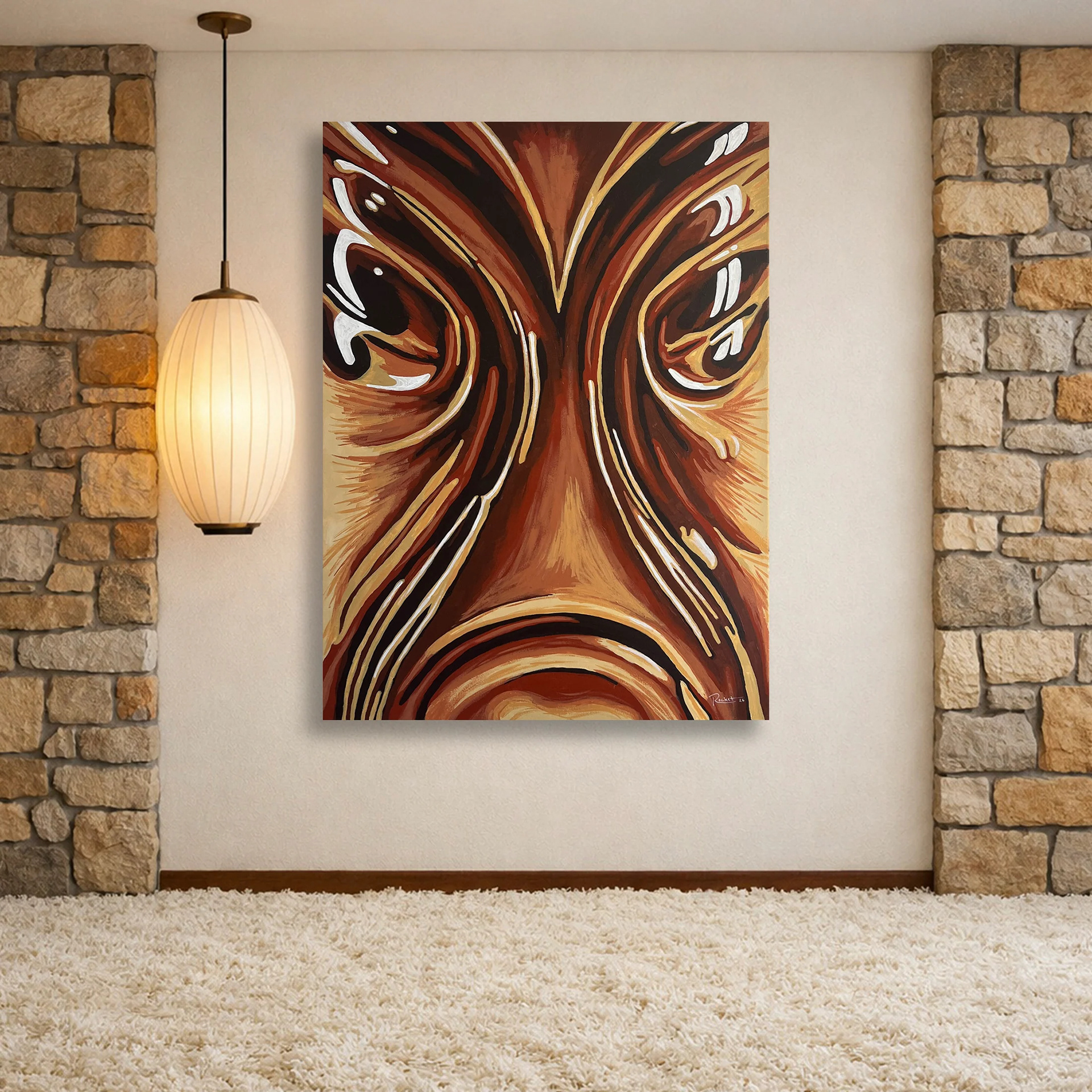 The Mainlander, 24 x 36, Acrylic (2026)