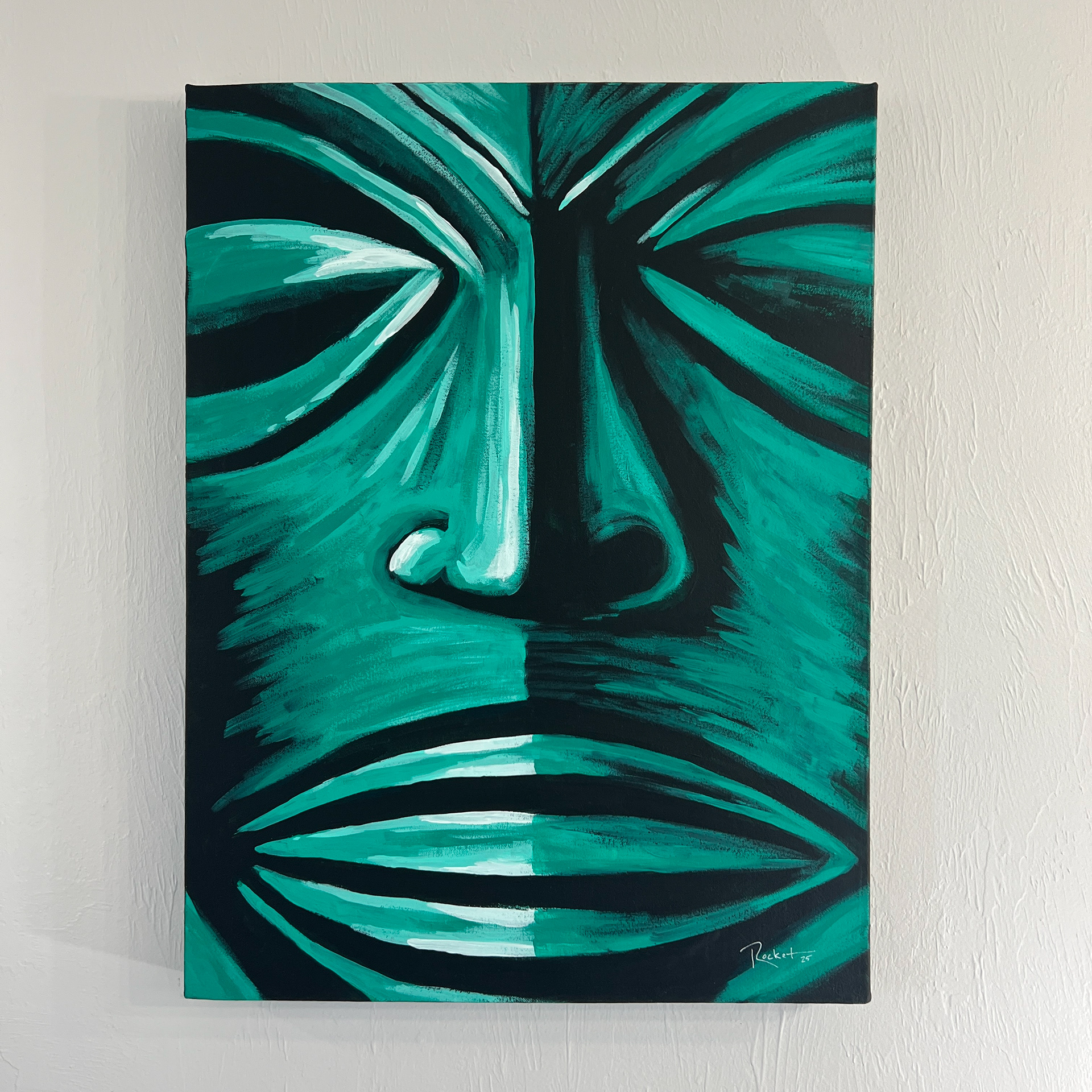 Remnant 169, 18 x 24, Acrylic (2025)