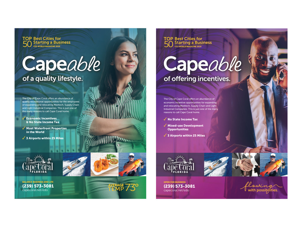"Capeable" Campaign for the Economic Development Office