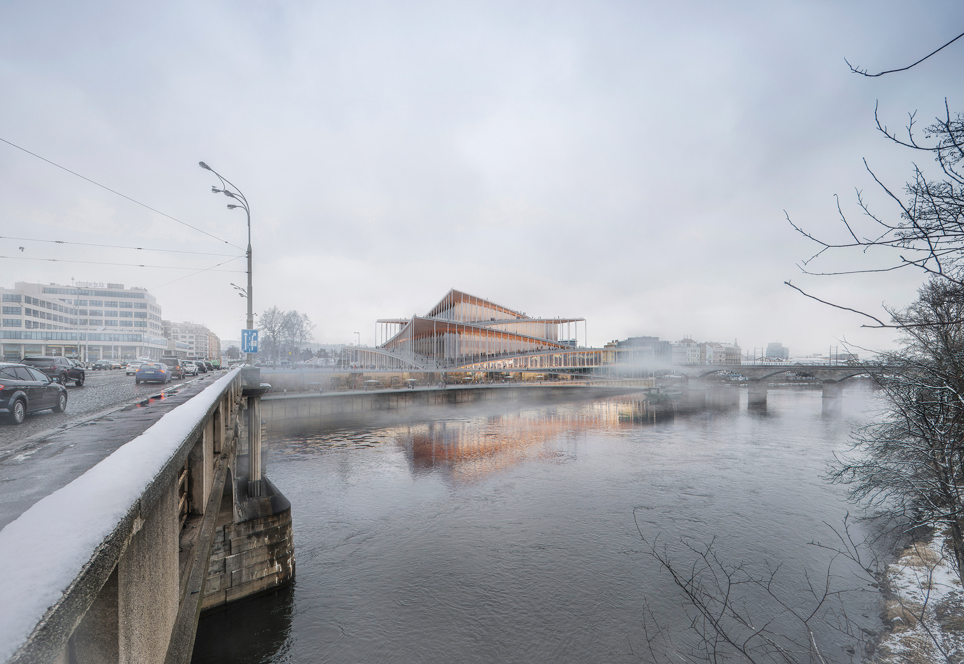  BIG - Bjarke Ingels Group - Vltava Philharmonic Hall - Praha, Czech Republic
