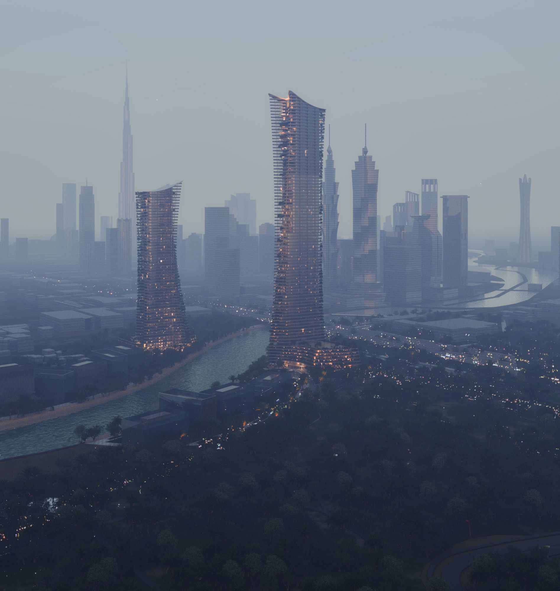 KPF - Dubai Nakheel Tower - Dubai, UAE