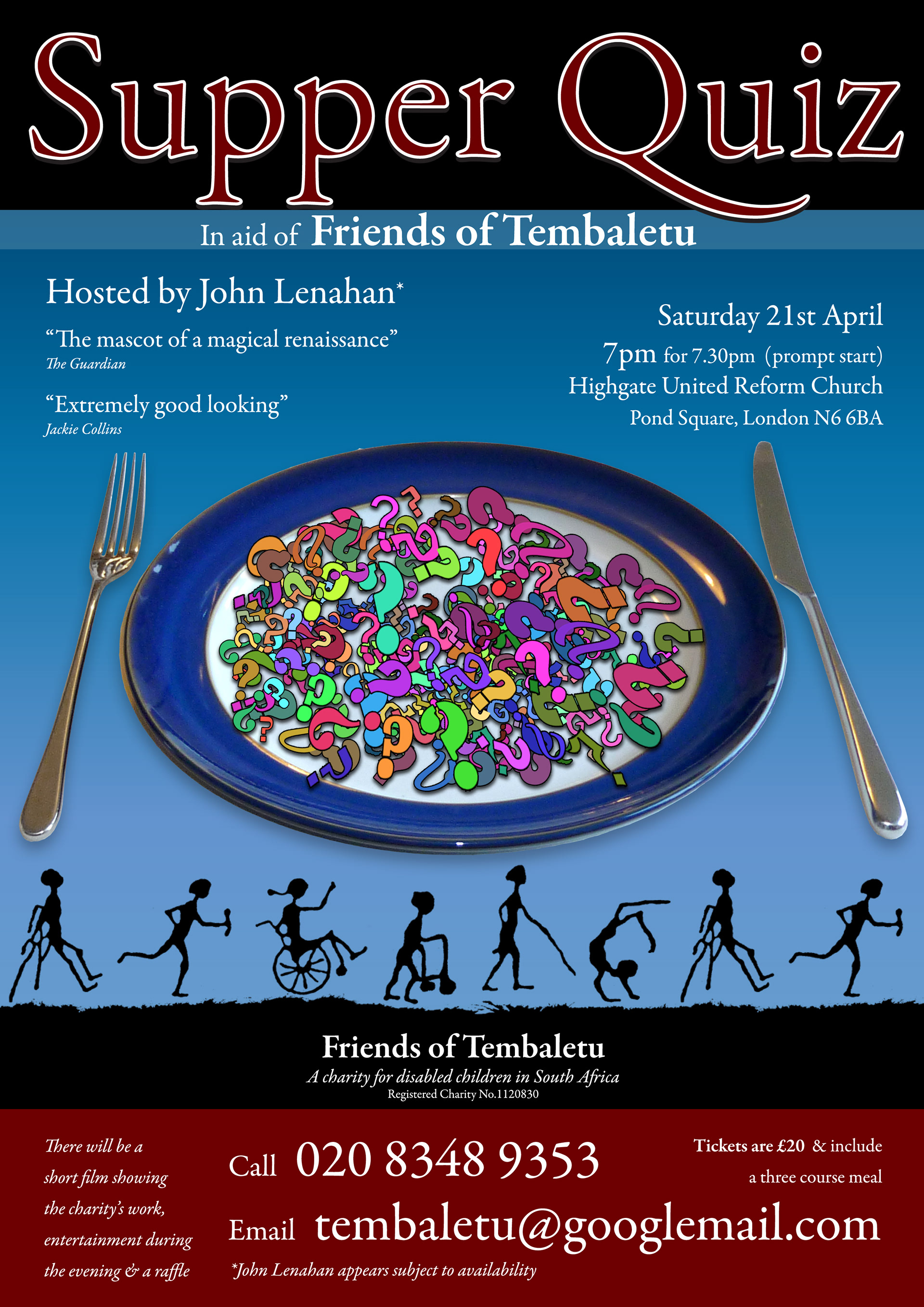 Supper Quiz (Friends of Tembaletu)