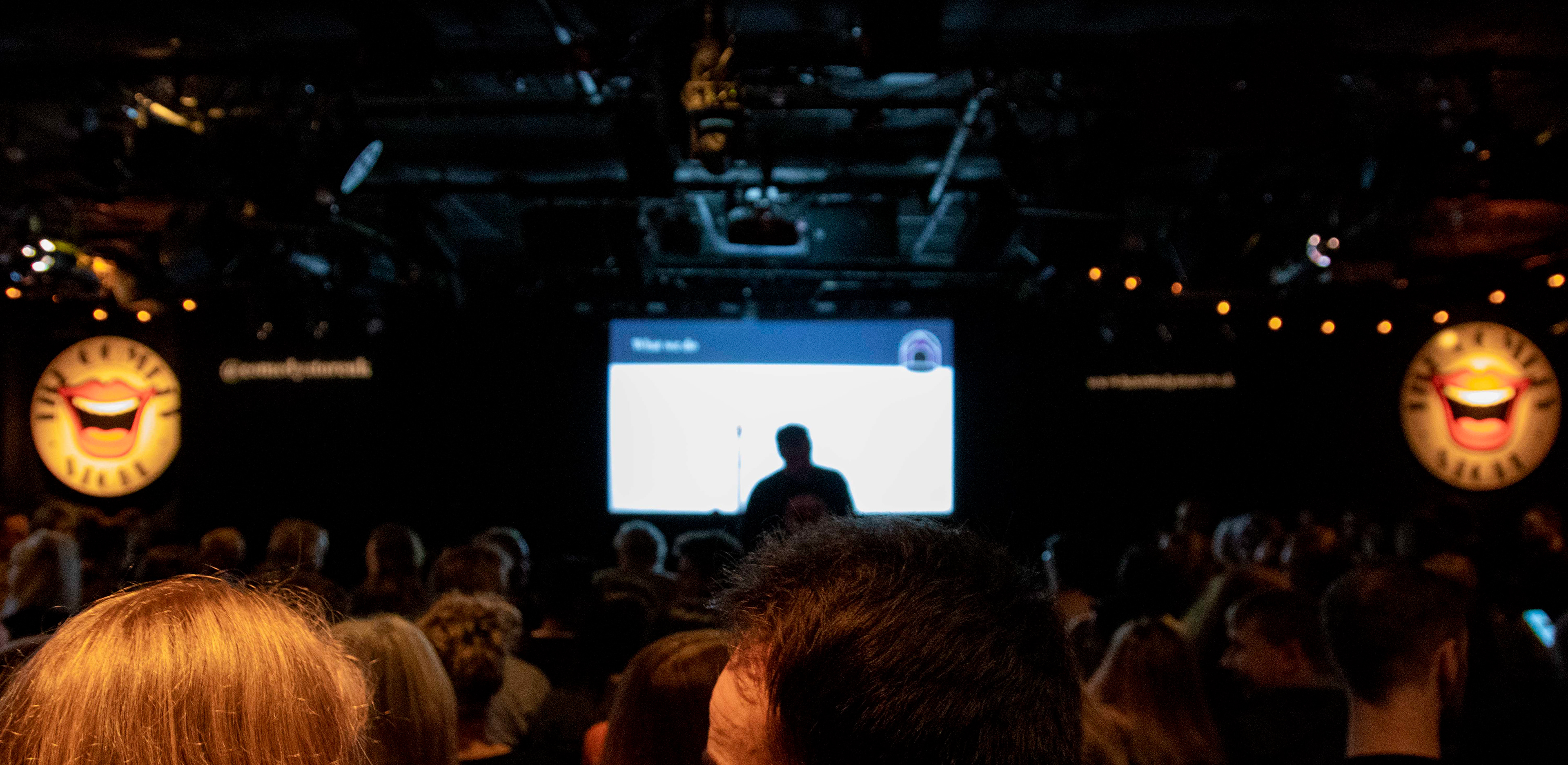 Comedy Store, London, benefit gig - PowerPoint presentation
