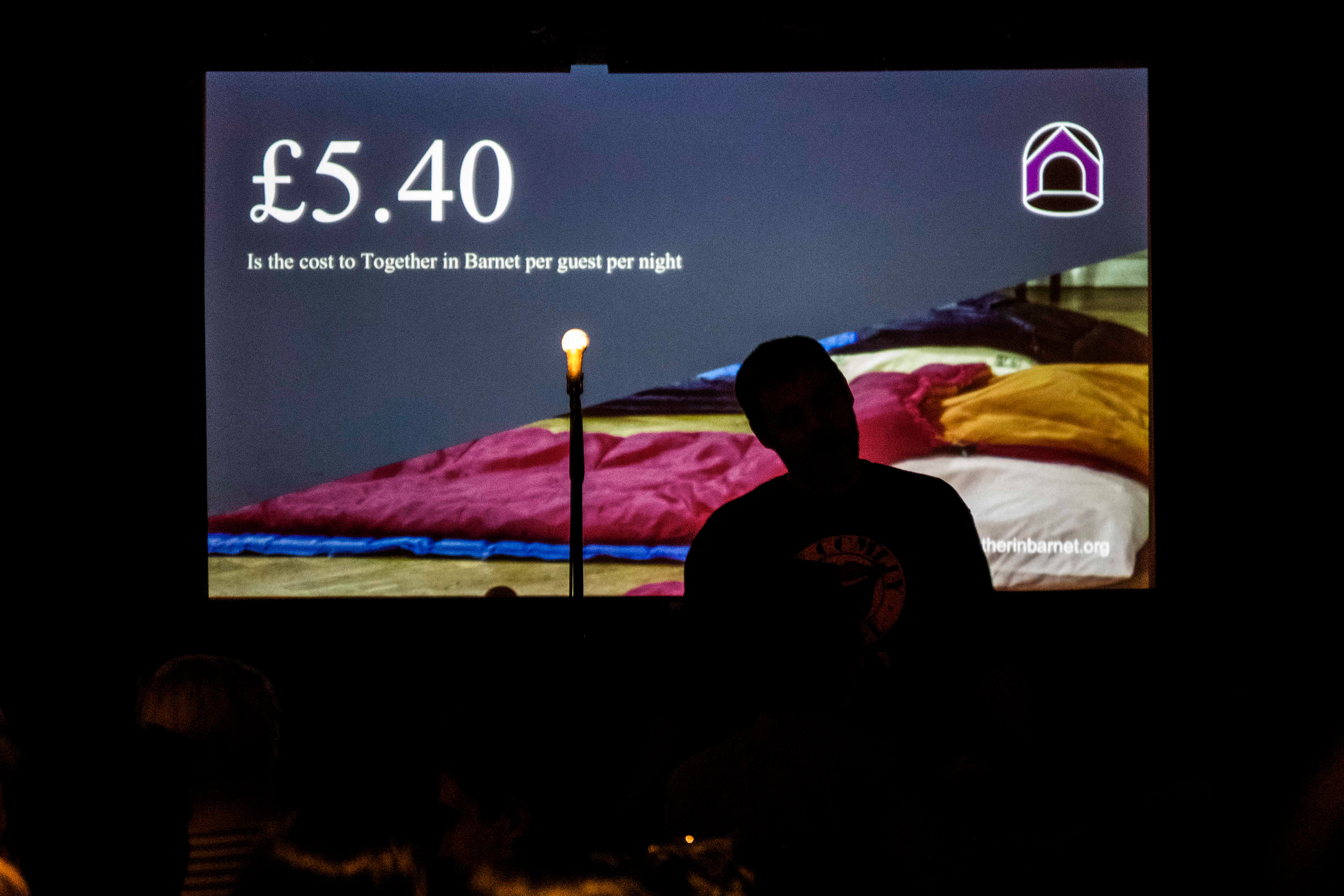 Comedy Store, London, benefit gig - PowerPoint presentation