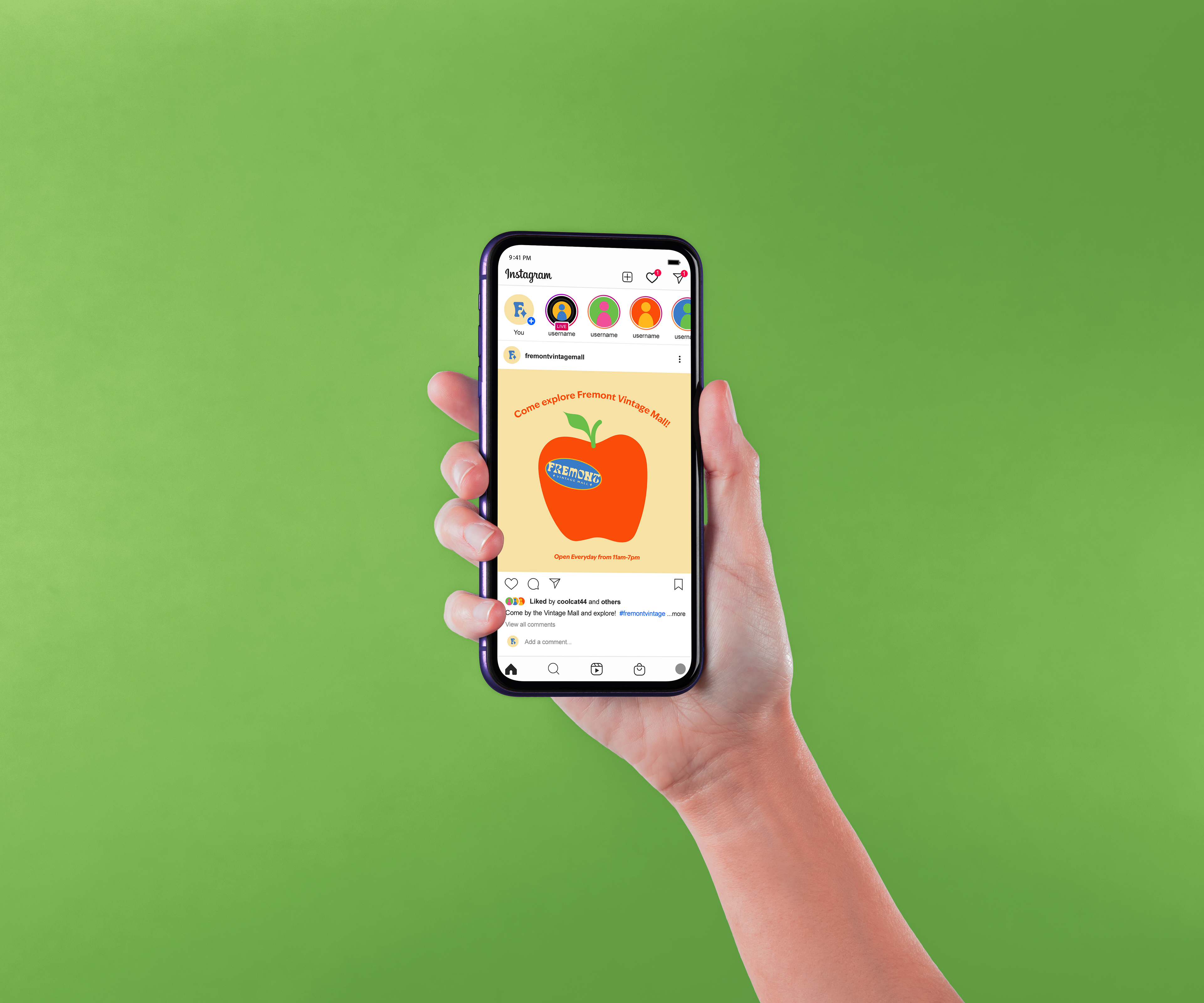 Social Media Advertisement Example