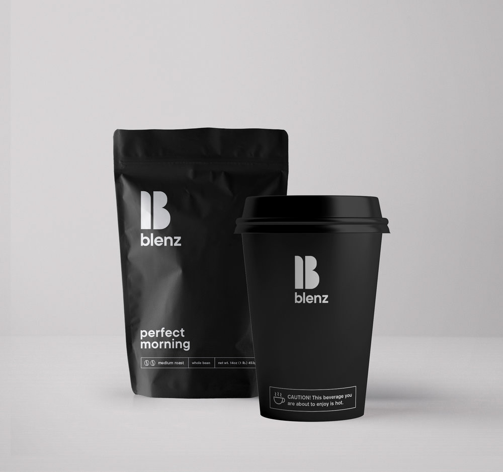 Coffee bag & cup