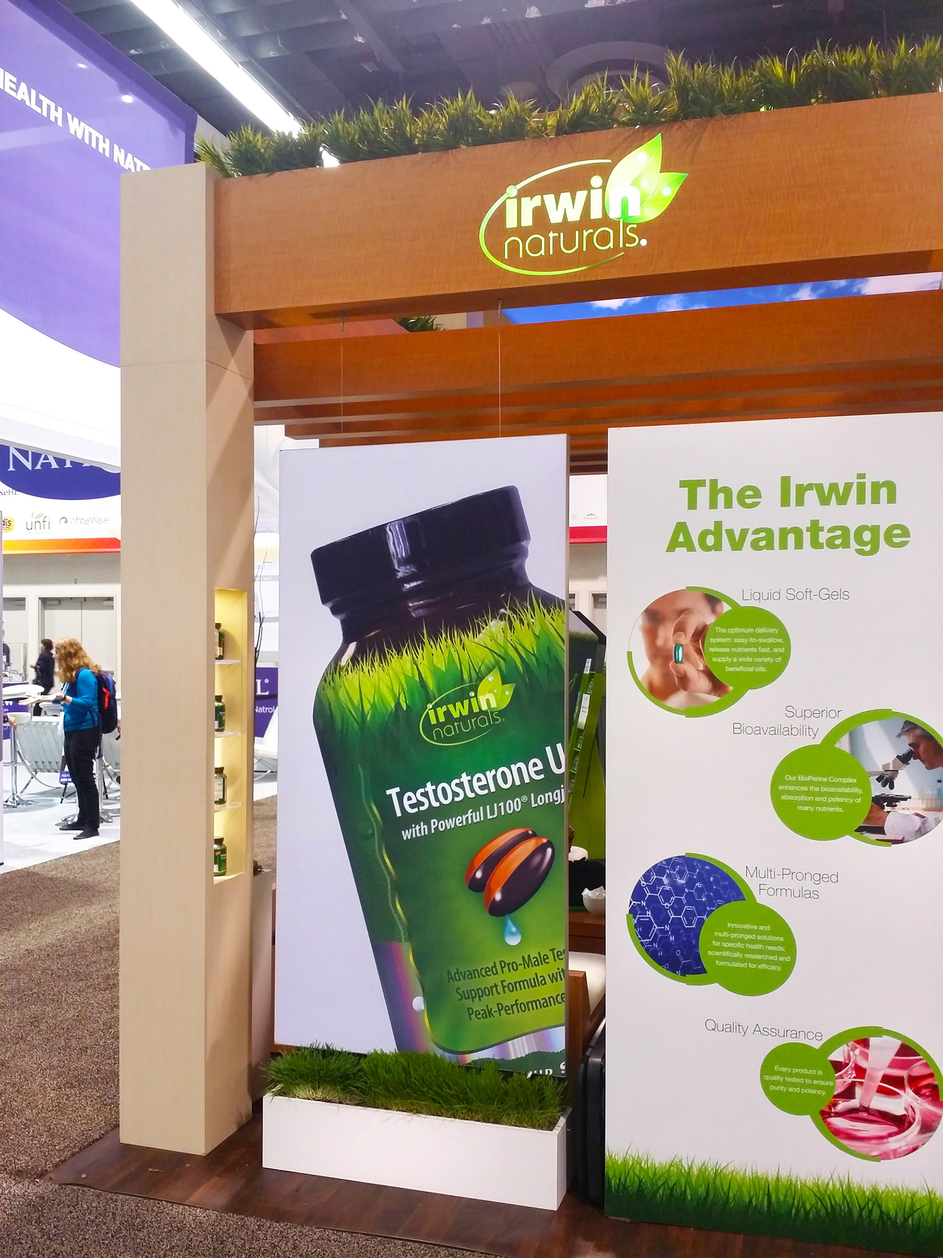 Irwin Naturals Trade Show Booth Design