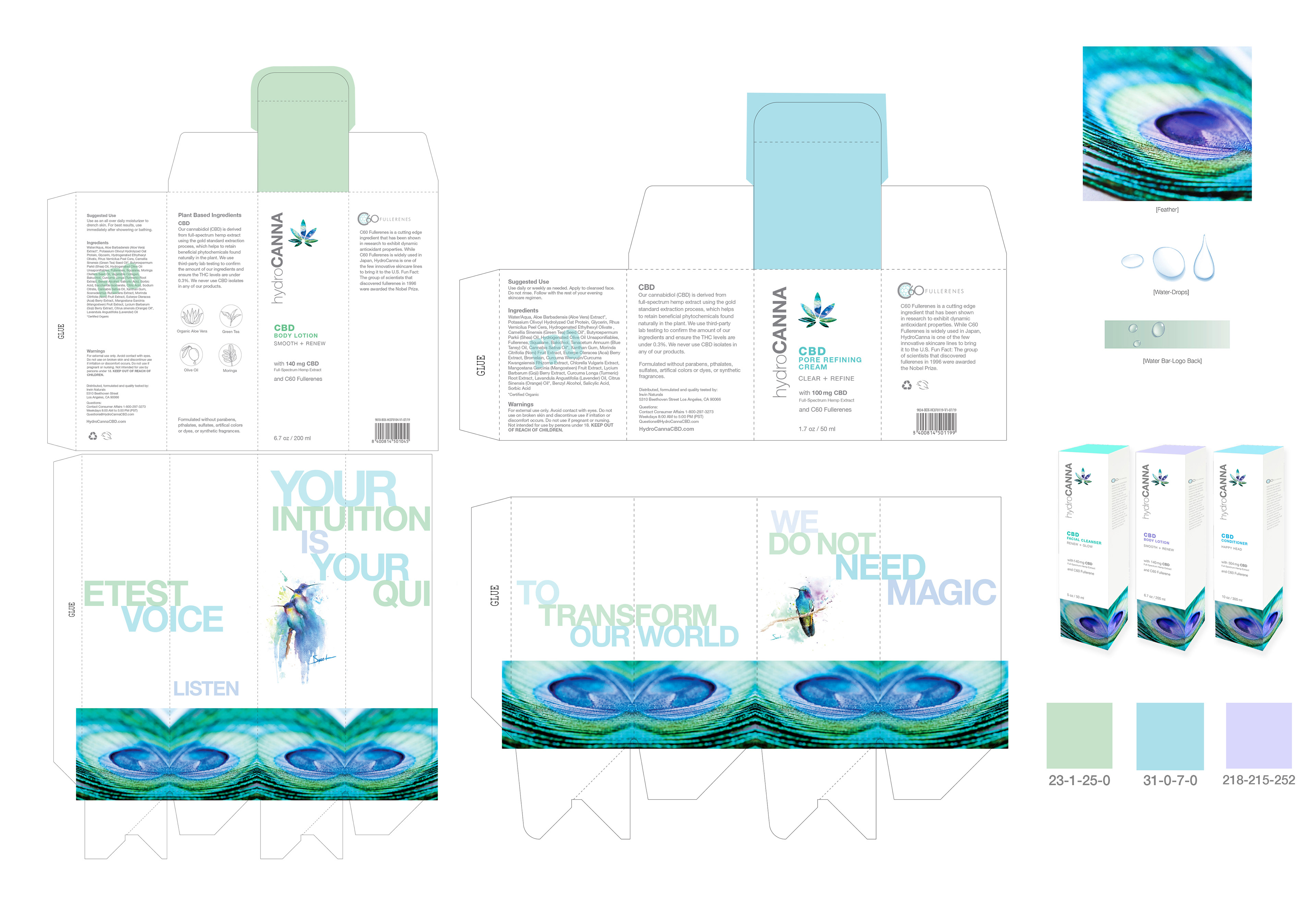hydroCANNA Origin Box Design