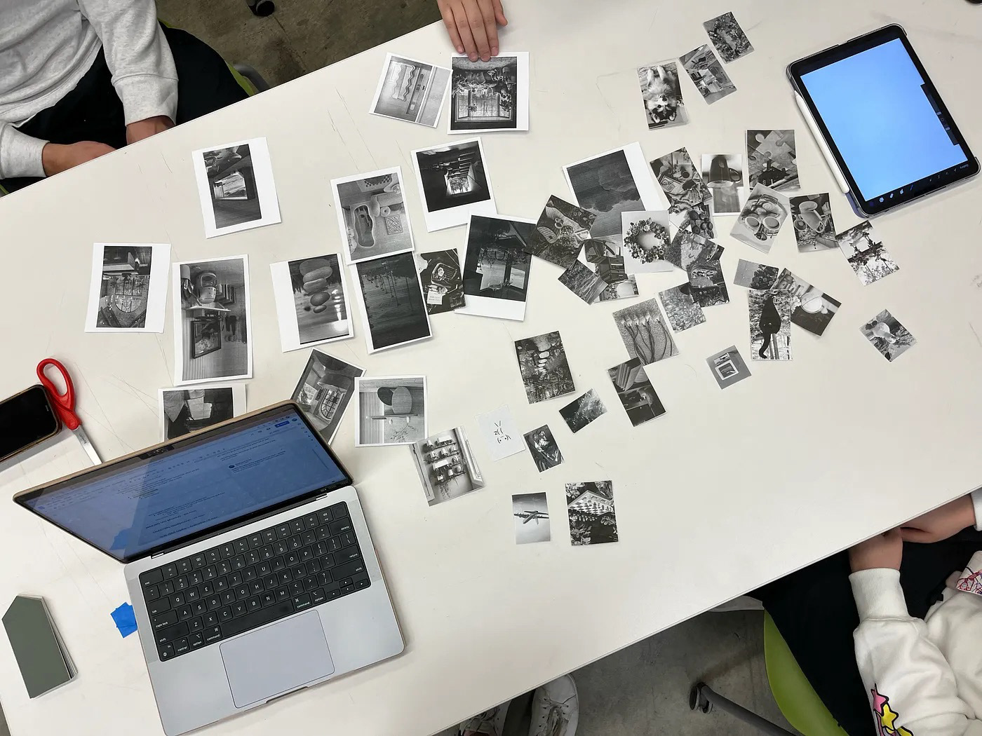 MAKING: We instructed participants to create a collage using random images pulled from Pinterest in order to illustrate their household kitchen space.