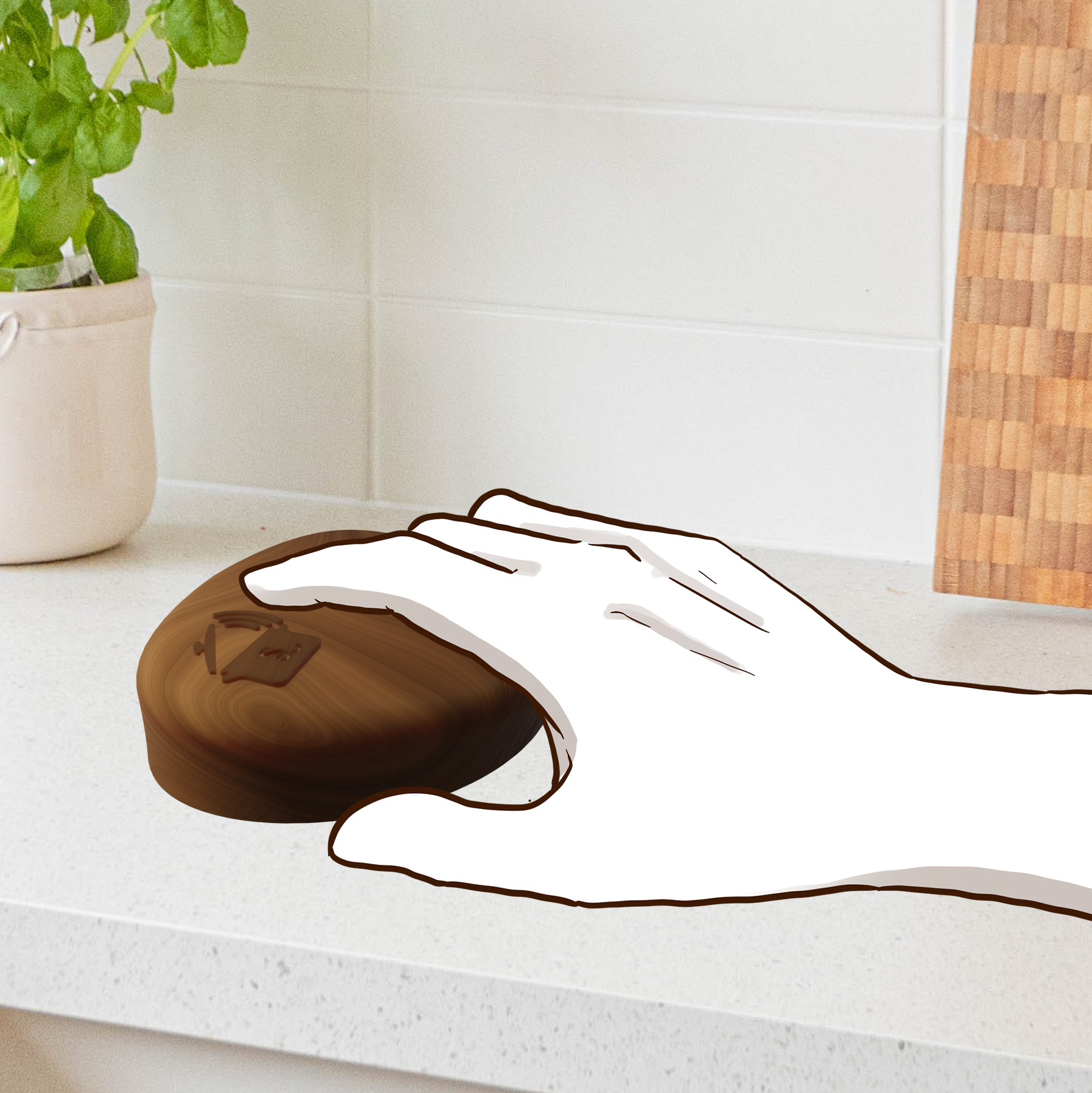 An additional supplemental image showing the portability.