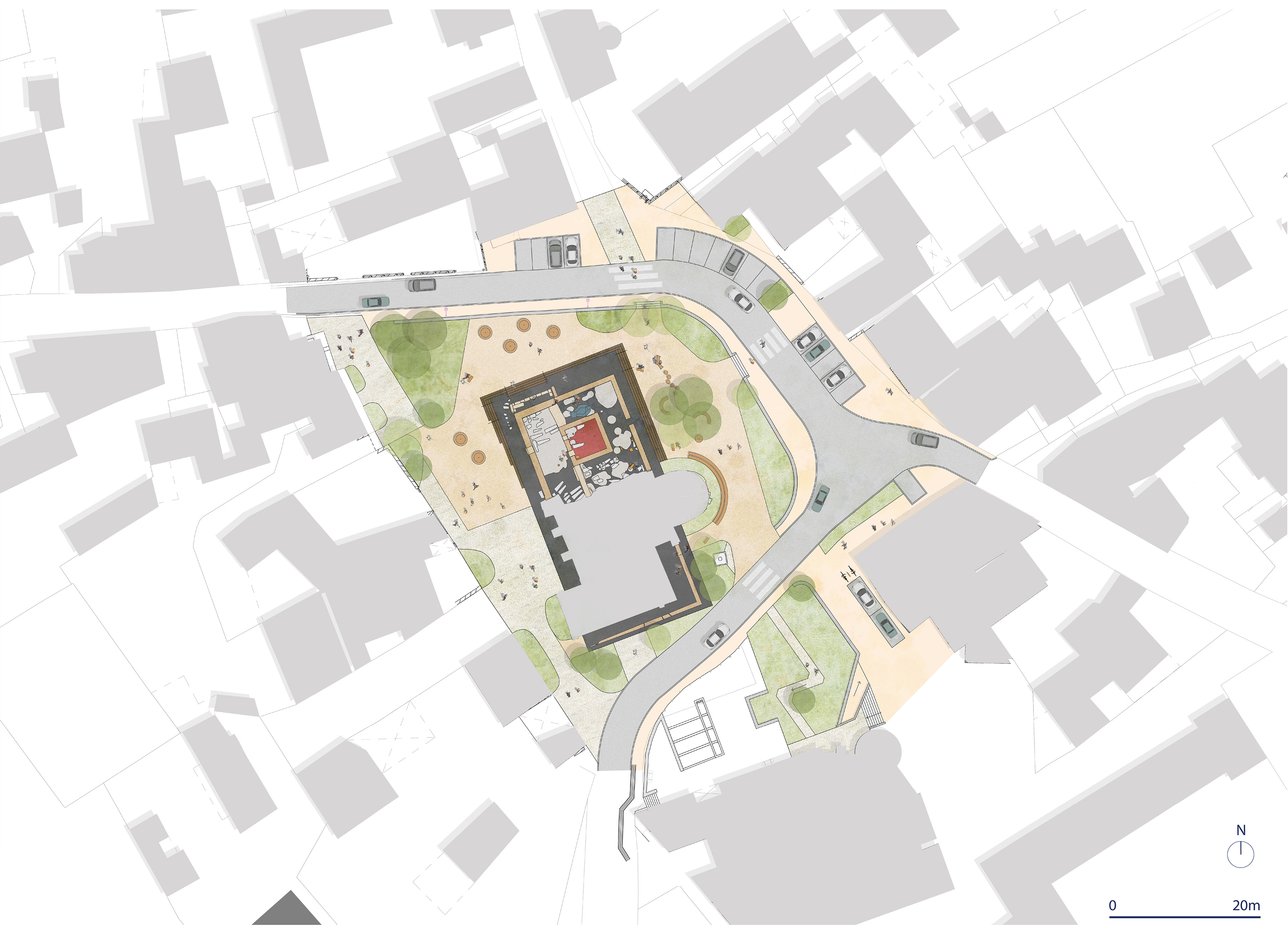 Moss paysage paysagiste concepteur urbaniste urbain projet architecture graphisme design espace designer designeur scénographie urbanism lansdscape architecture Civaux préservation archéologie mérovingien histoire historique
