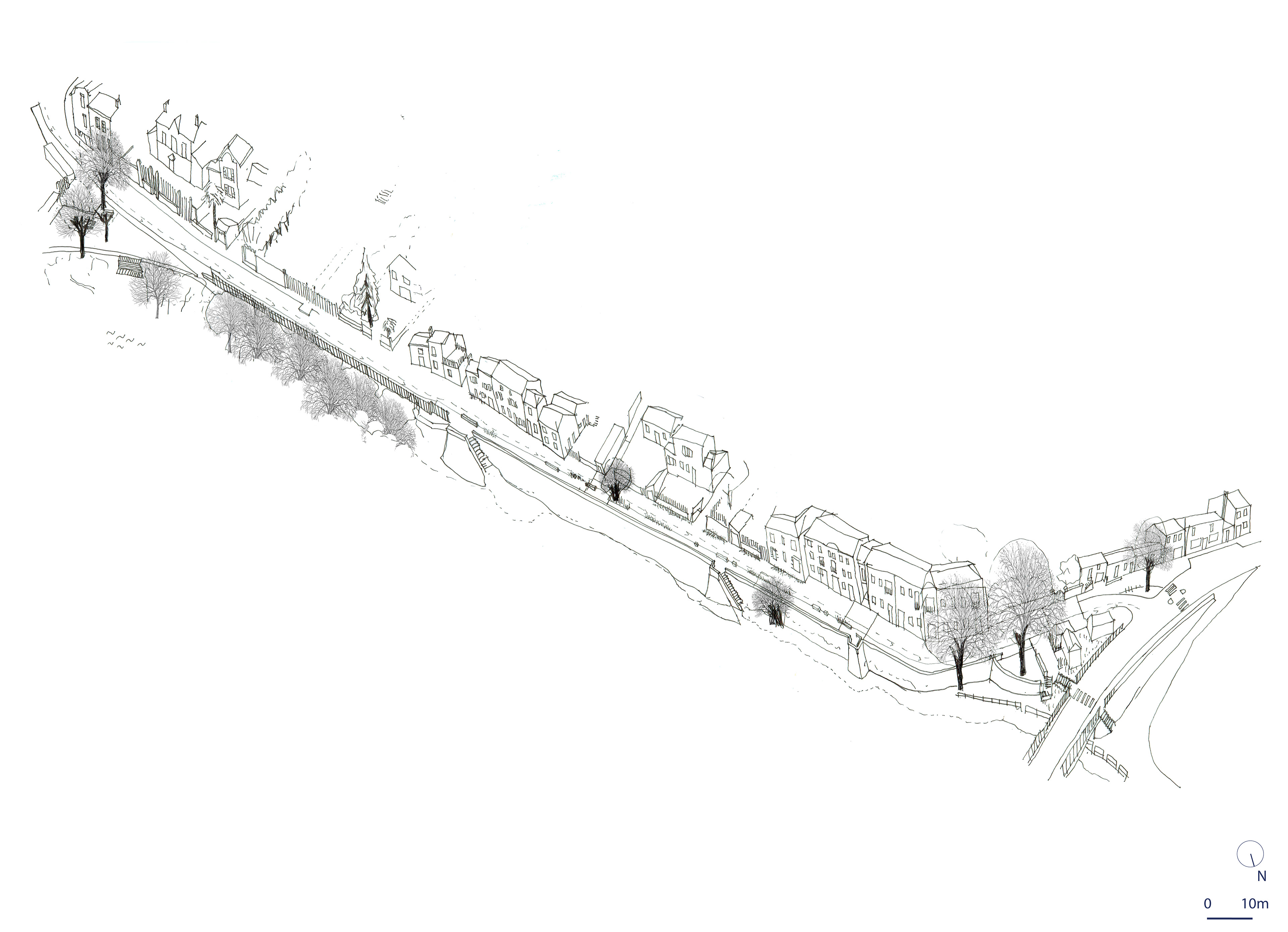 Moss paysage paysagiste concepteur urbaniste urbain projet architecture graphisme design espace designer designeur scénographie urbanism lansdscape architecture Nantes Rezé reze quai Léon sécher végétation piste cyclable partage voirie usagers voiture cheminement doux partager participatif atelier