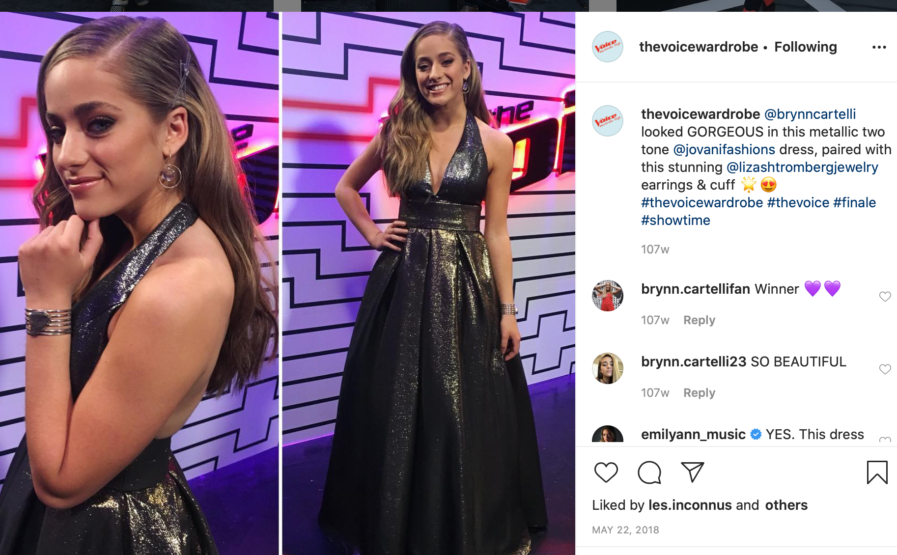 OUTFIT- CLIENT: DRESS- JOVANI & JEWELRY- LIZA SHTROMBERG