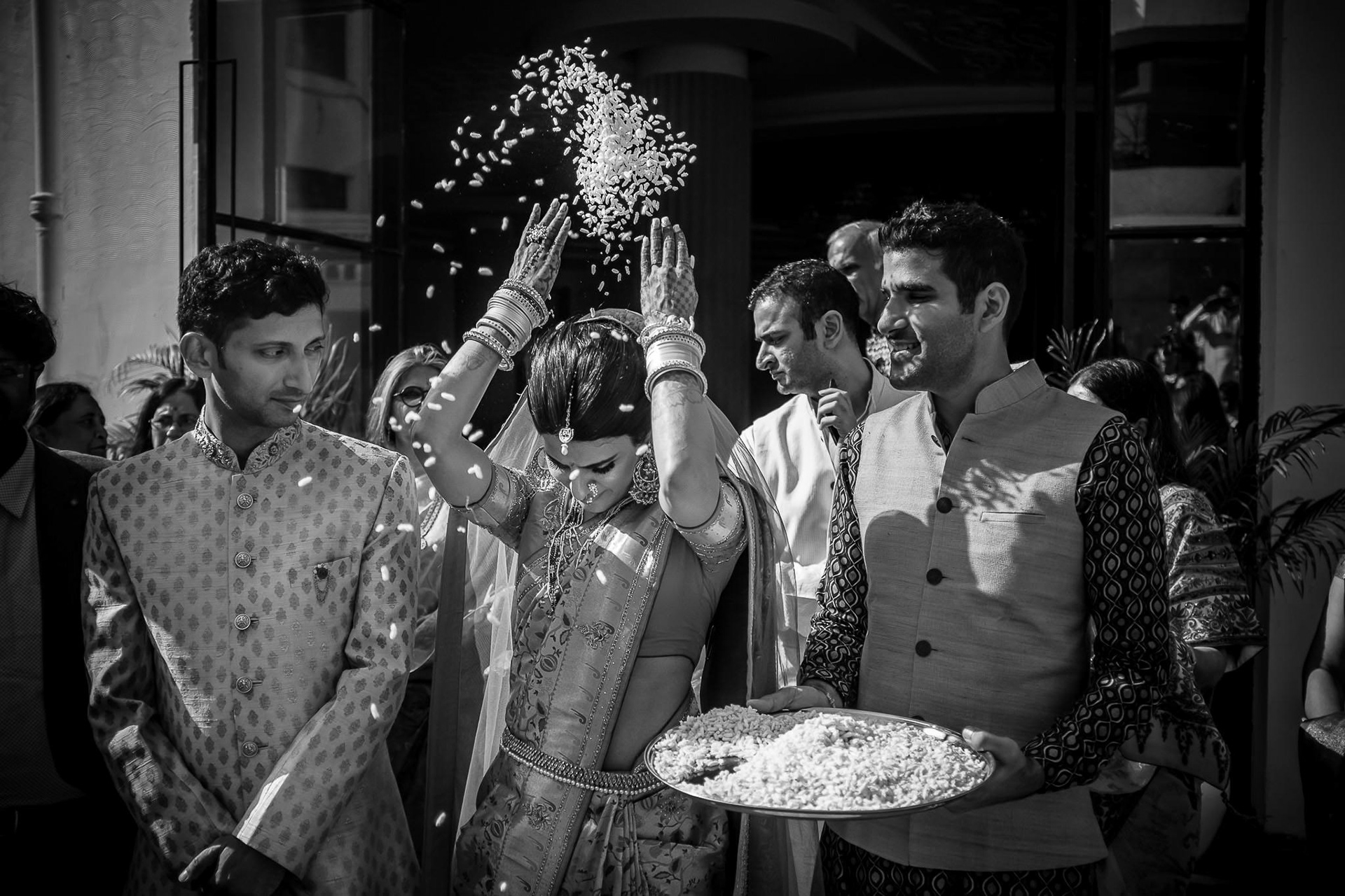 Bidai ceremony in Indian wedding