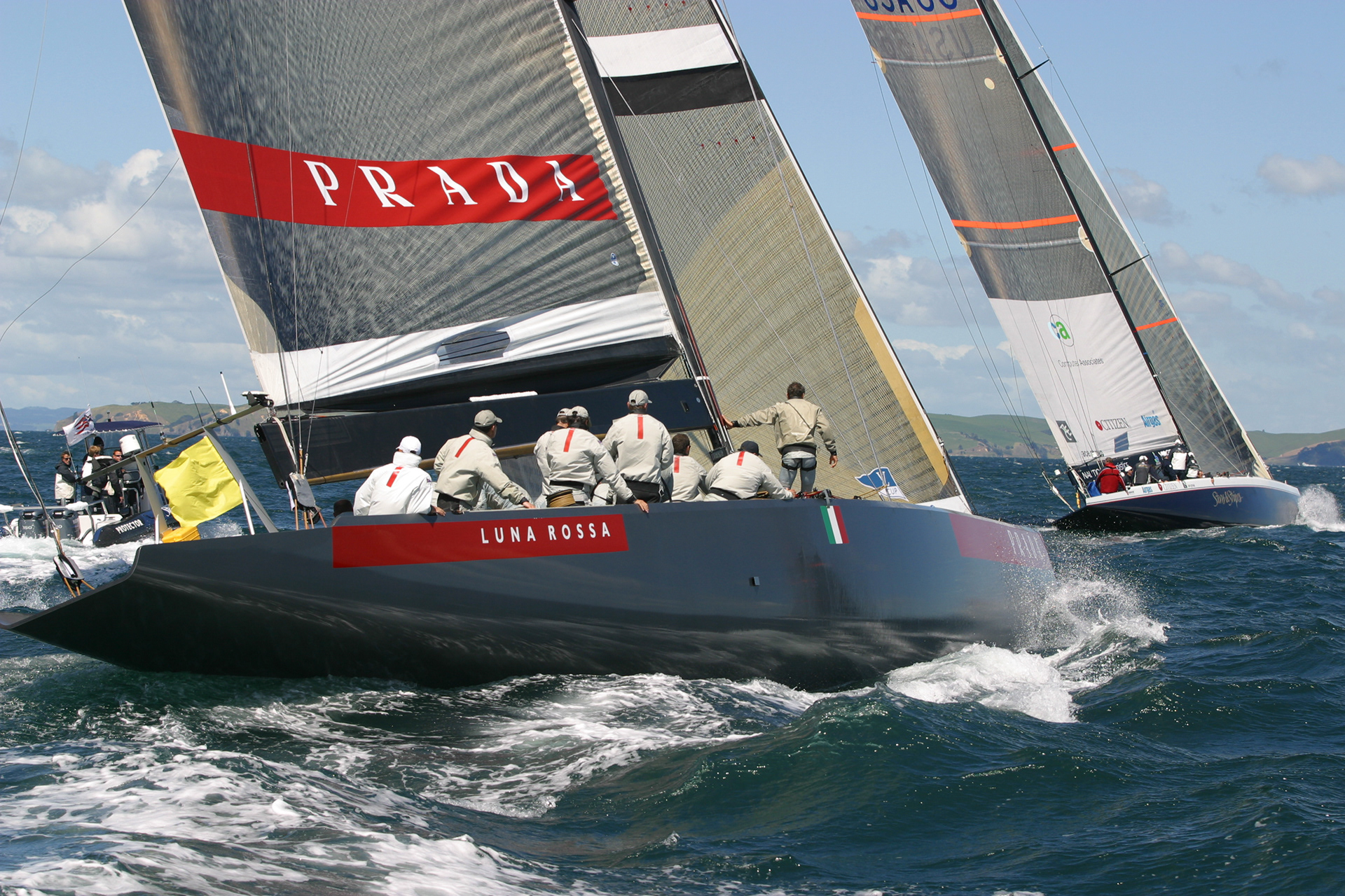 America's Cup trials Prada - Stars & Stripes