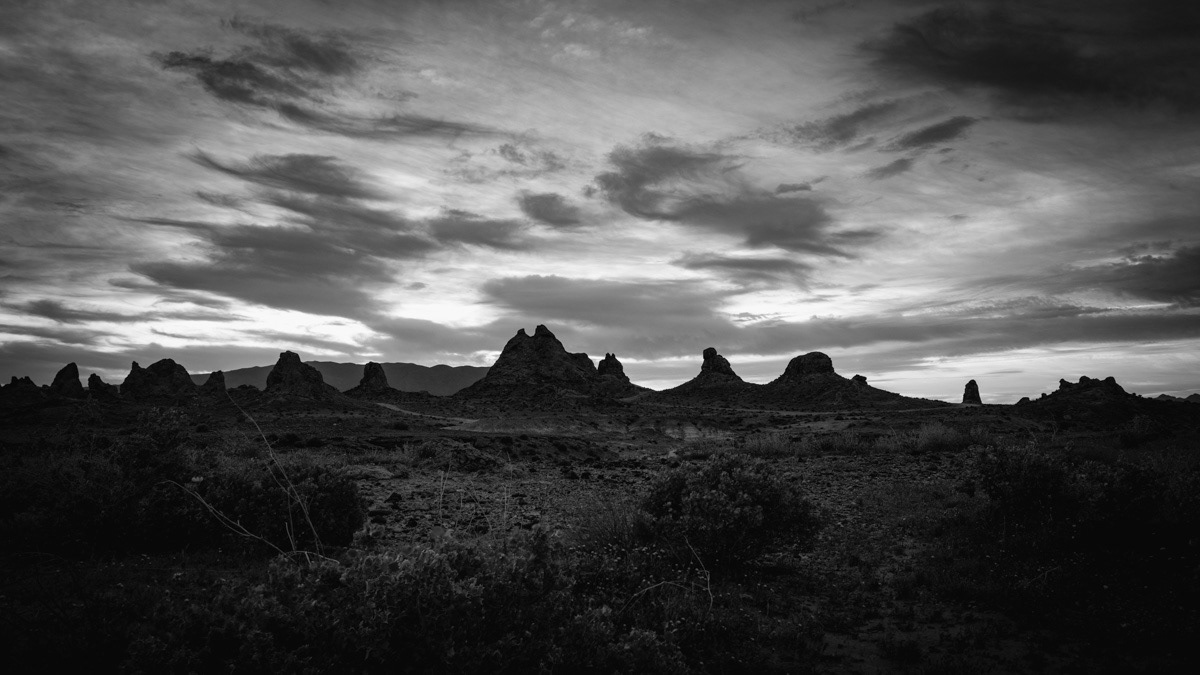 Dawn at the Trona Pinnacles