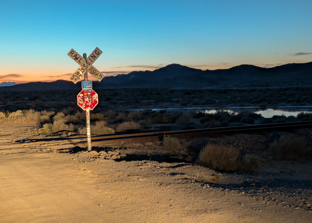 Dusk at the Trona Pinnacles