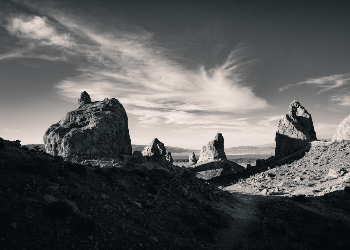 Sunset at the Trona Pinnacles