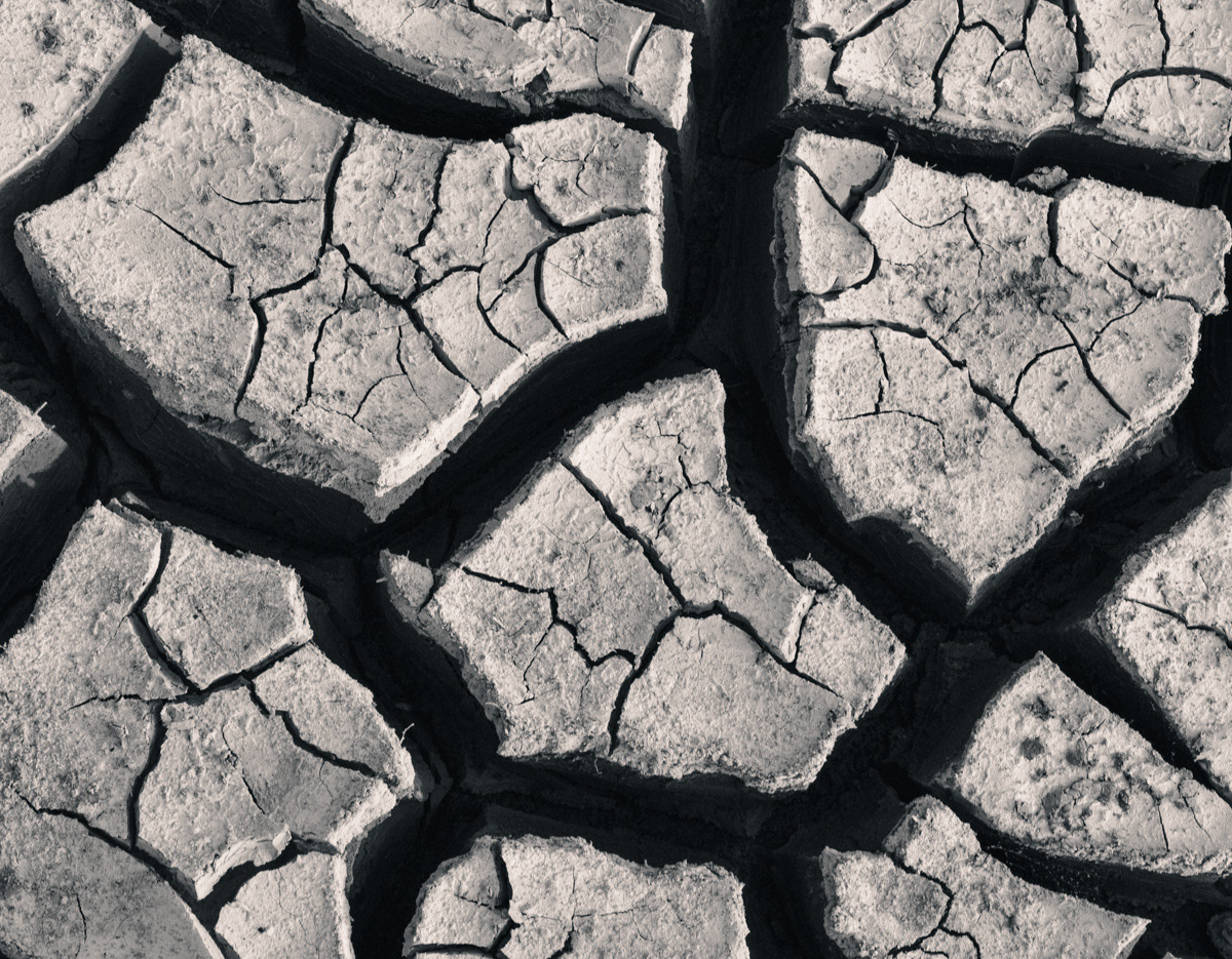 Cracked Earth, Trona Pinnacles