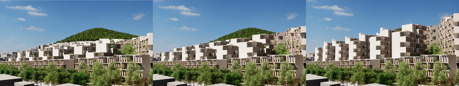 고도제한별 경관 시뮬레이션