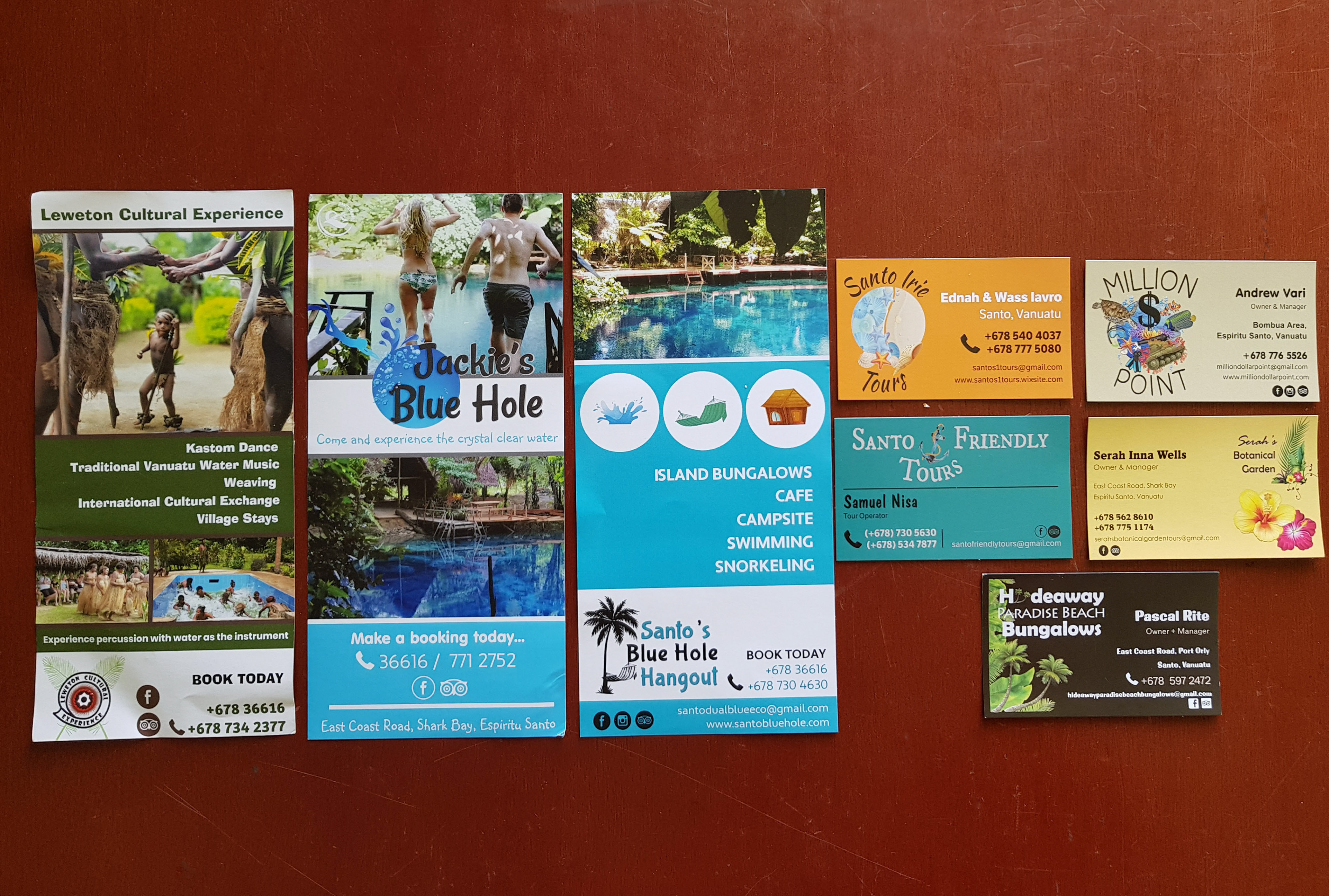 Flyers and Business Cards for Discovery Trails clients