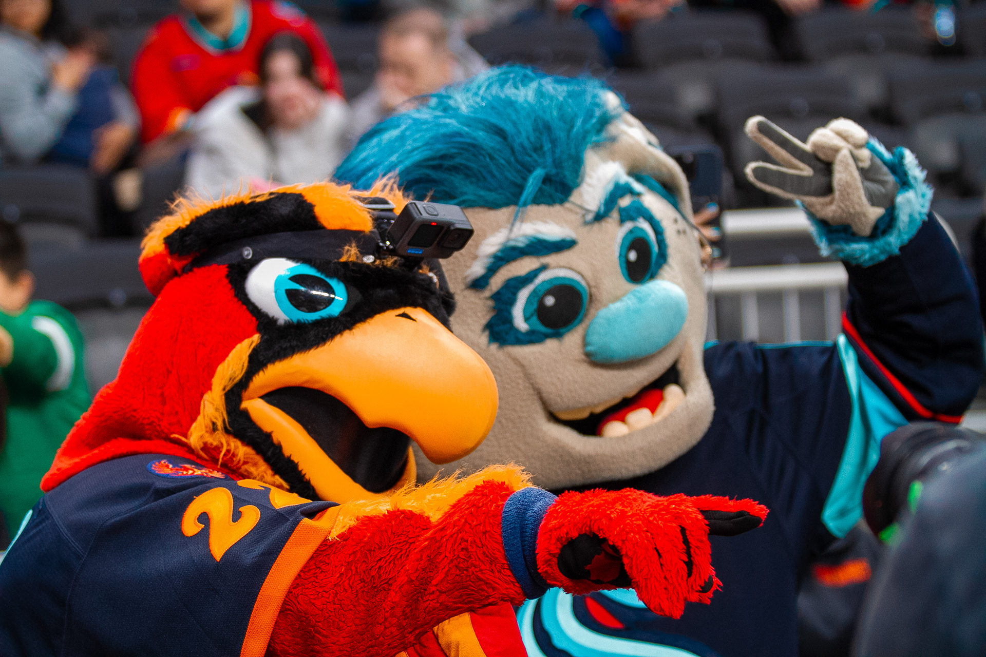 Fuego and Buoy (Mascots)