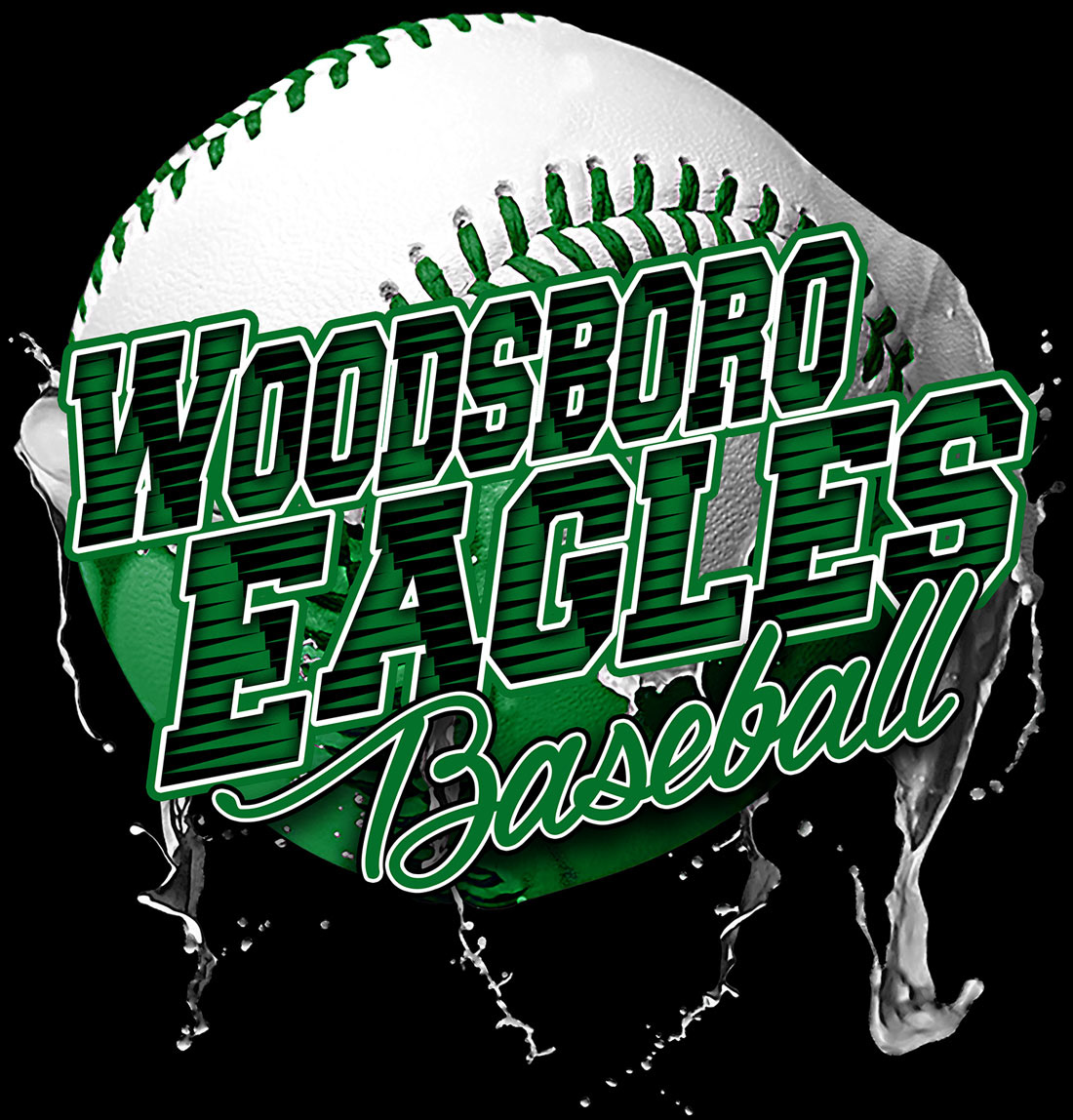 Woodsboro Eagles Baseball Design.