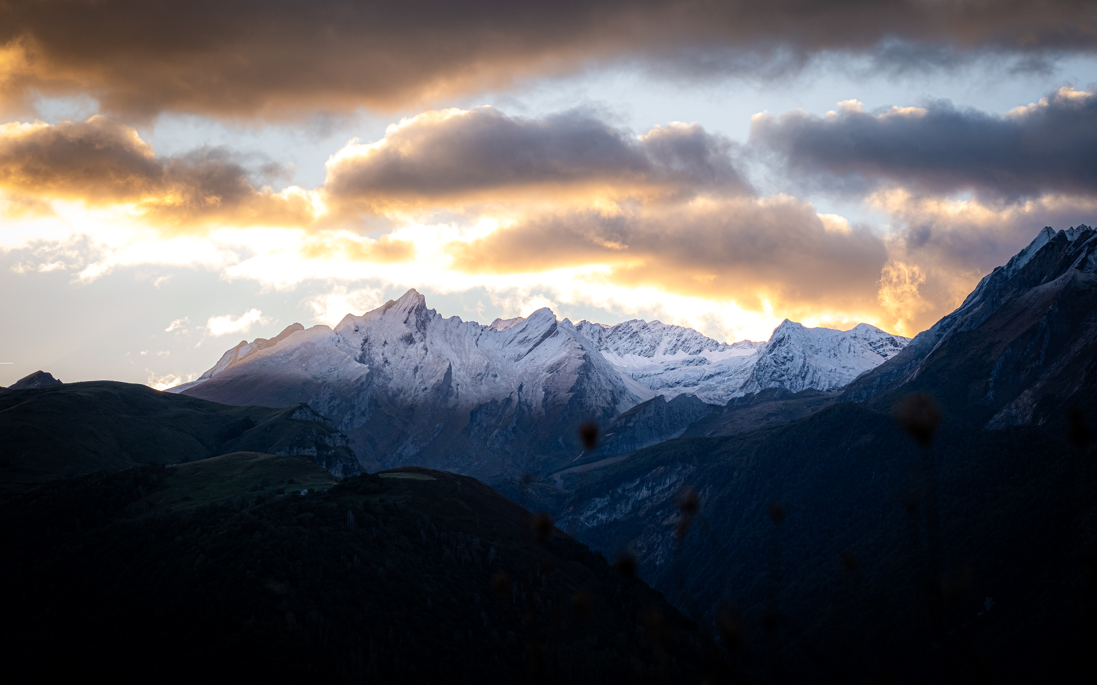 Premières neiges à Gourette / Photographie Pyrénées