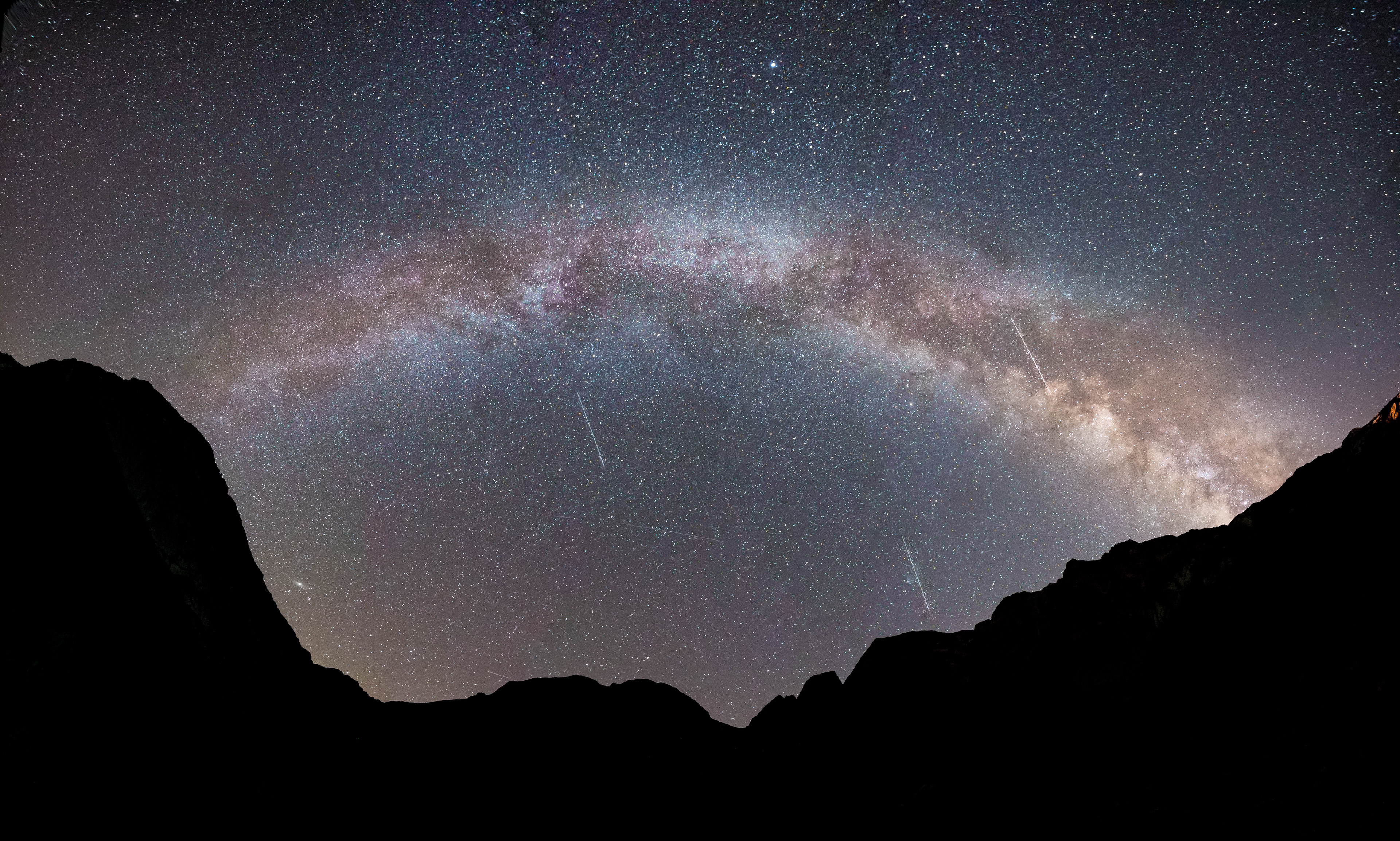 Voie lactée au Lupien / Photographie Pyrénées