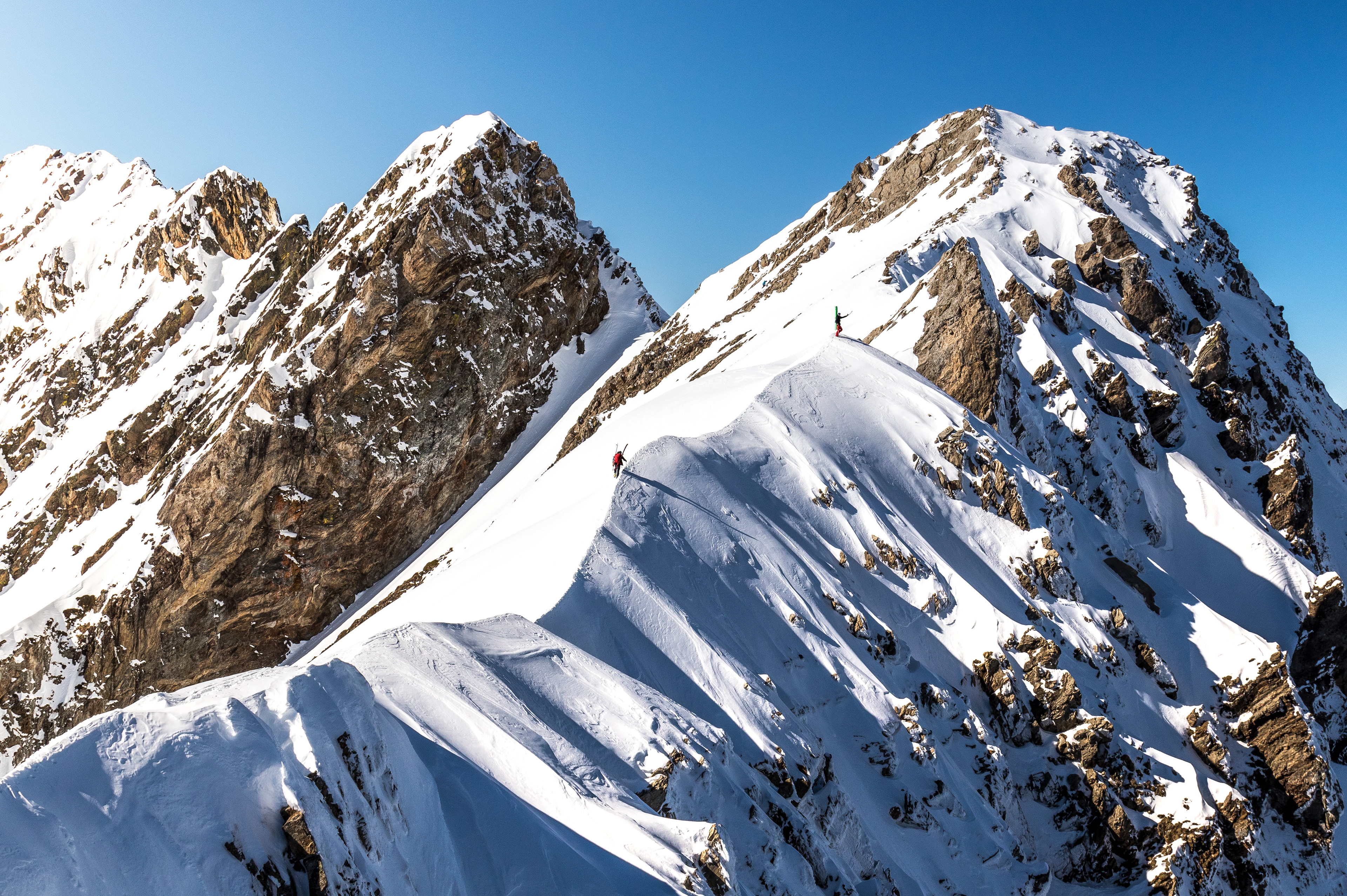 Jeremy et Reza Pic du midi de Bigorre / Photographie Pyrénées