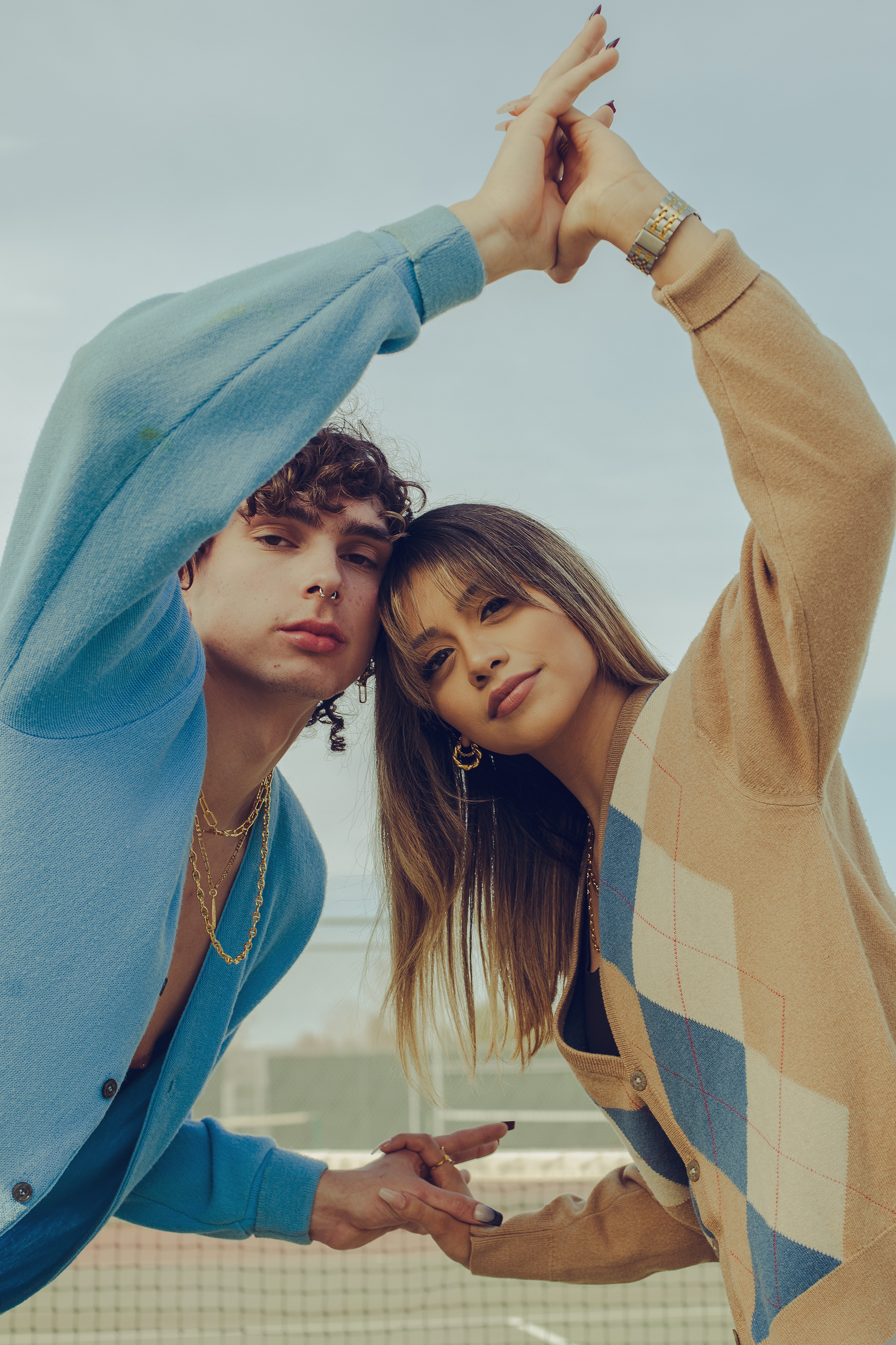 Outdoor commerce shoot for Leather & Wood jewelry.