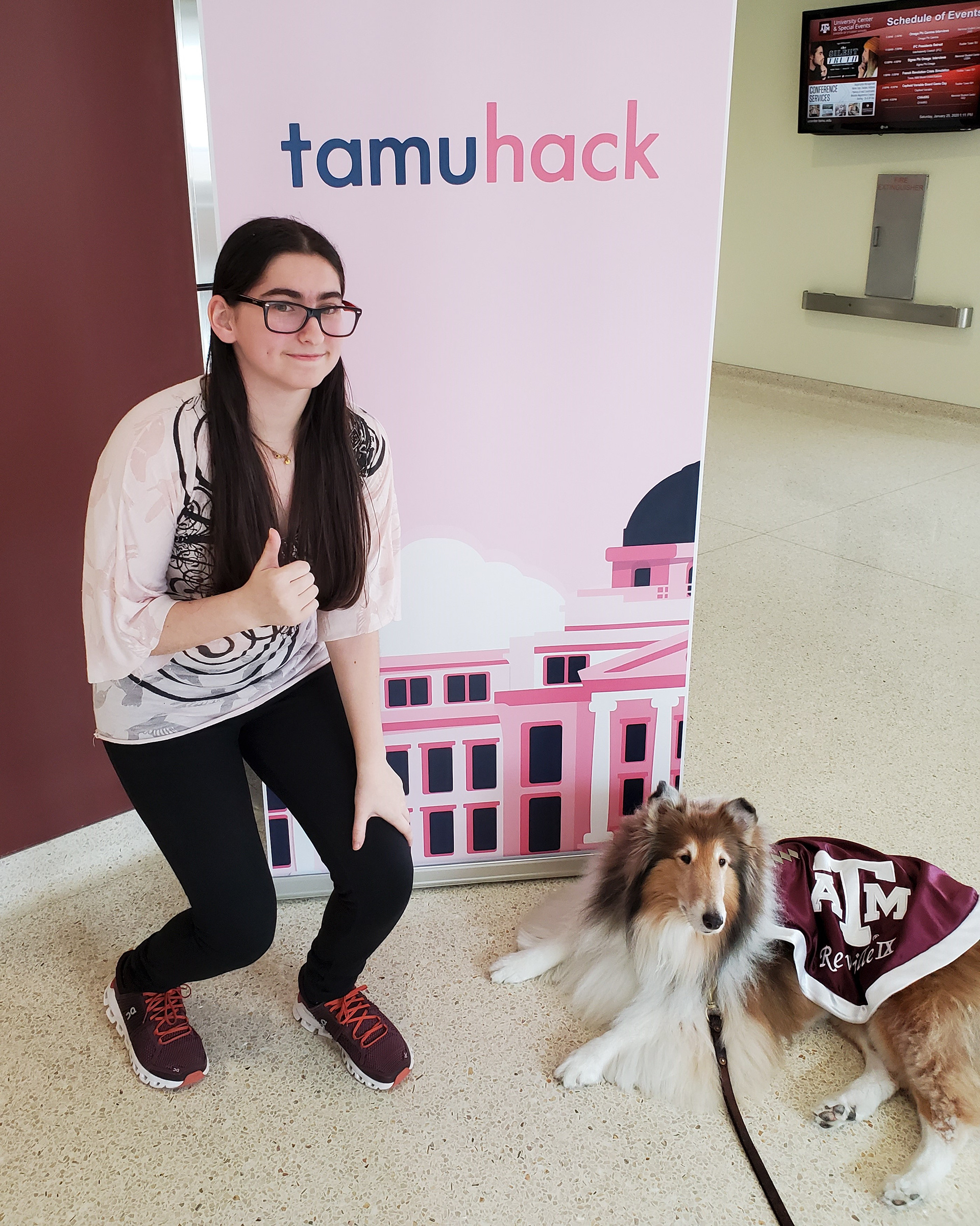 Meeting Revellie at tamuhack '20