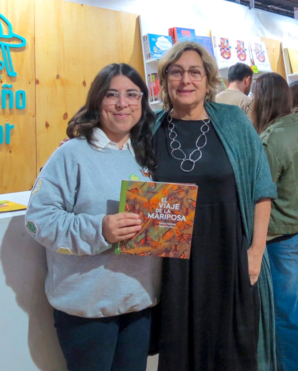En el lanzamiento de El viaje de la Mariposa