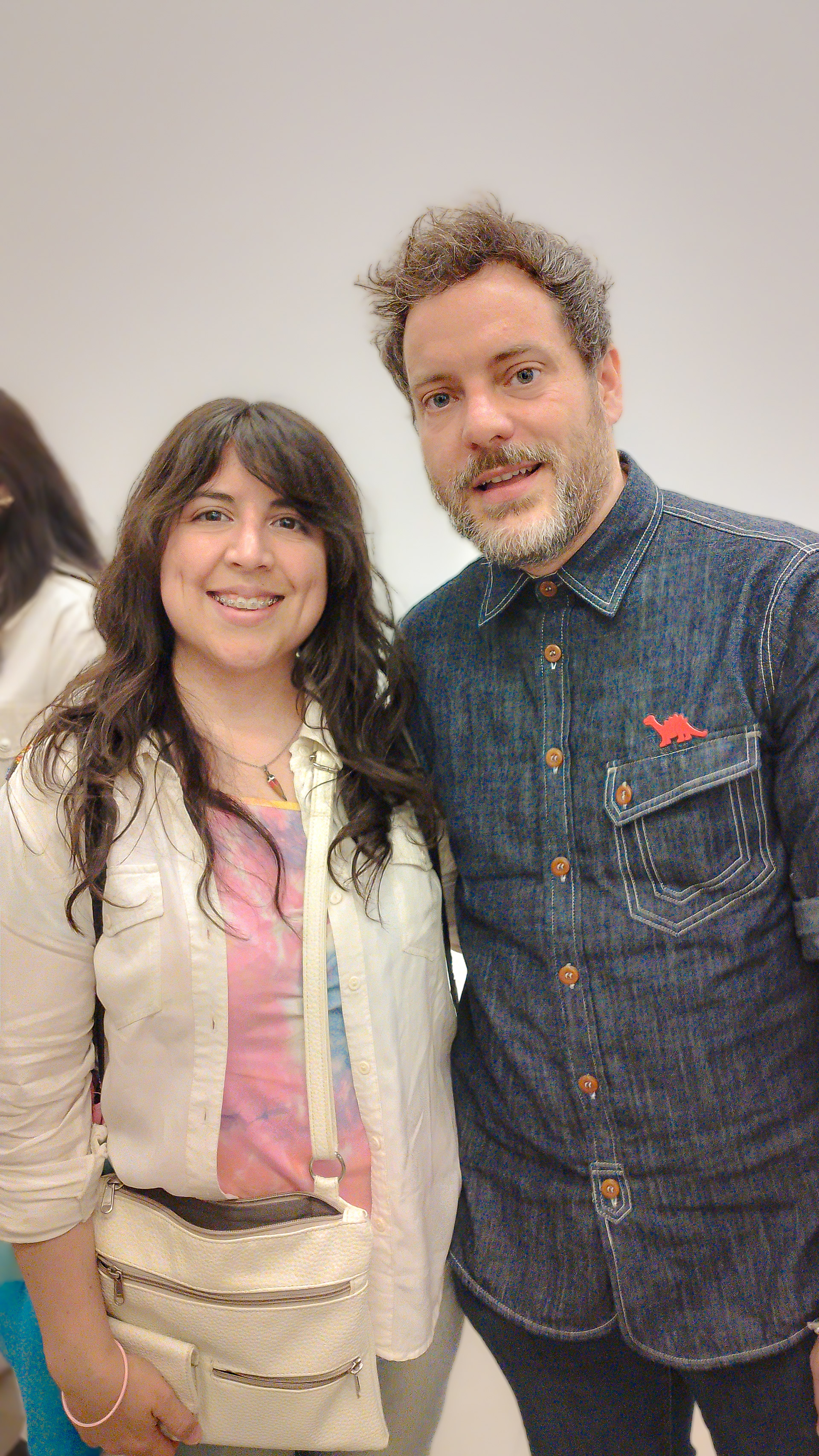 Con Adolfo Serra, ilus. español