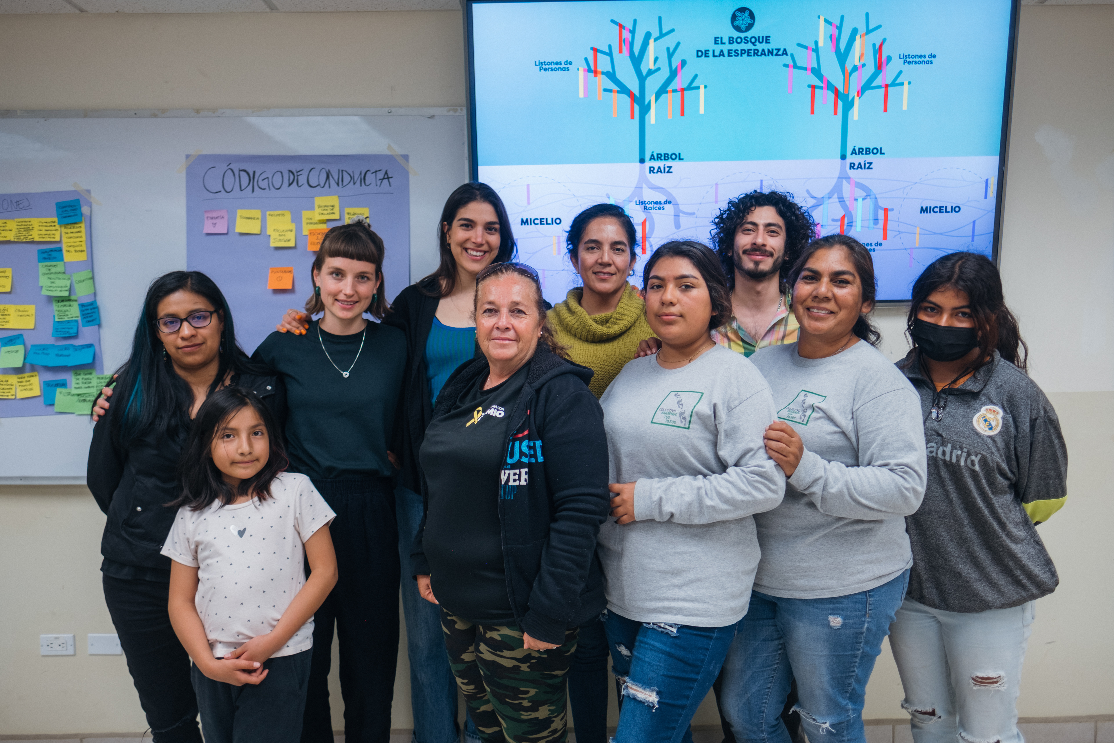 Primer taller de diseño participativo con el colectivo Siguiendo tus Pasos. Ensenada, Baja California, mayo 2023.