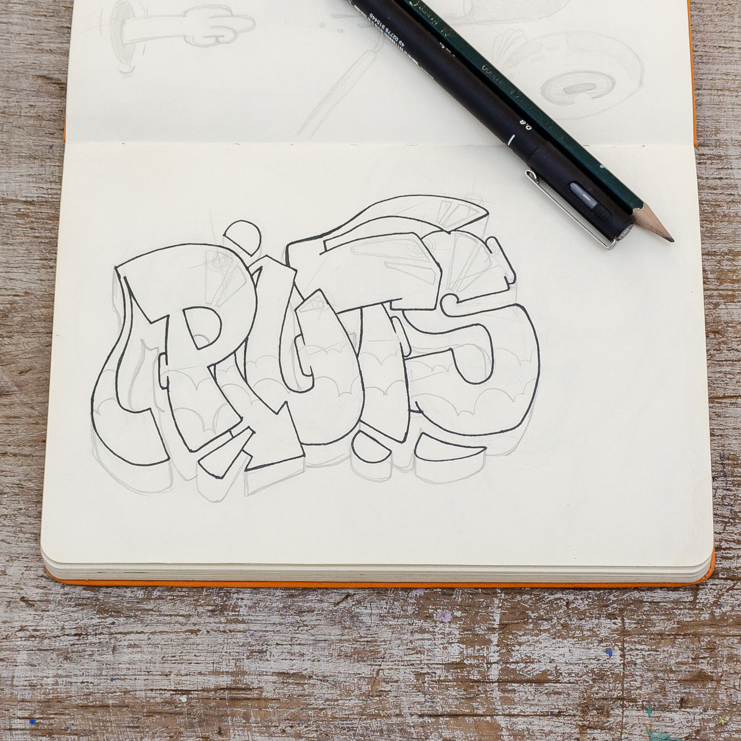 desenho grafitti PUTS de Lucas Braga , foto por Lucas Espindola Braga 