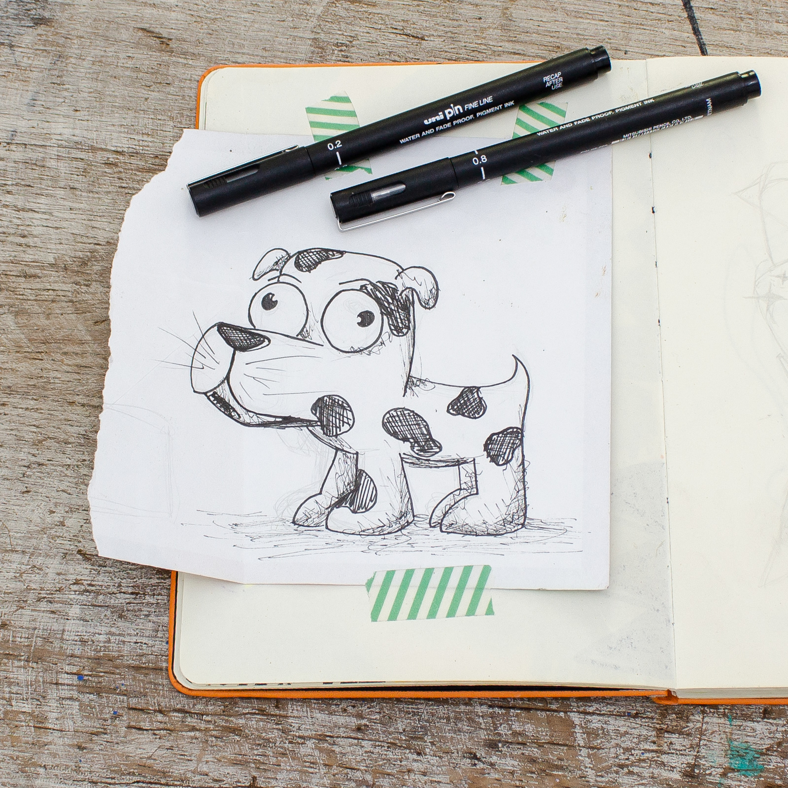 desenho dog de Lucas Braga , foto por Lucas Espindola Braga 