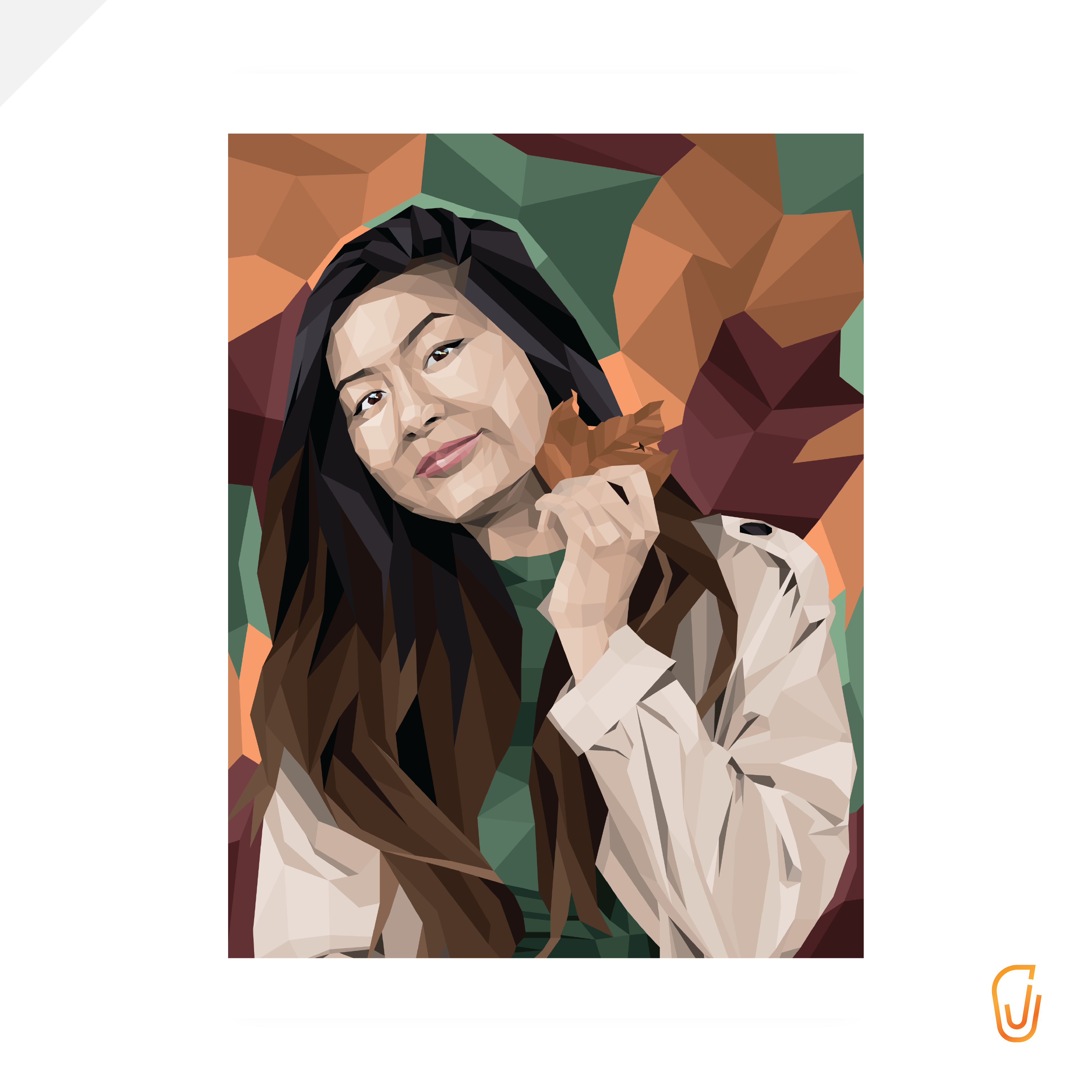 Geometric Self-Portrait (2019)