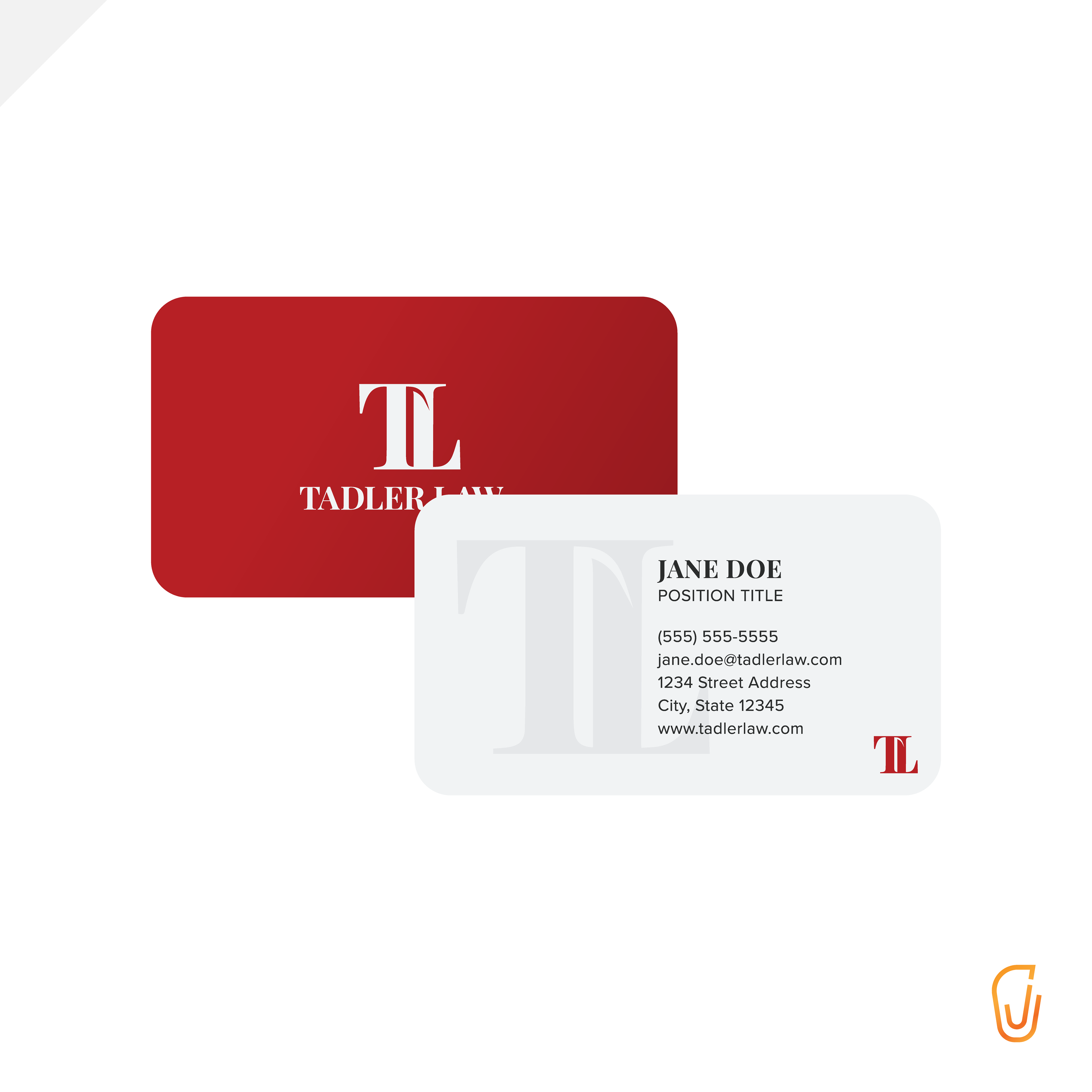 Tadler Law Business Cards (2019)
