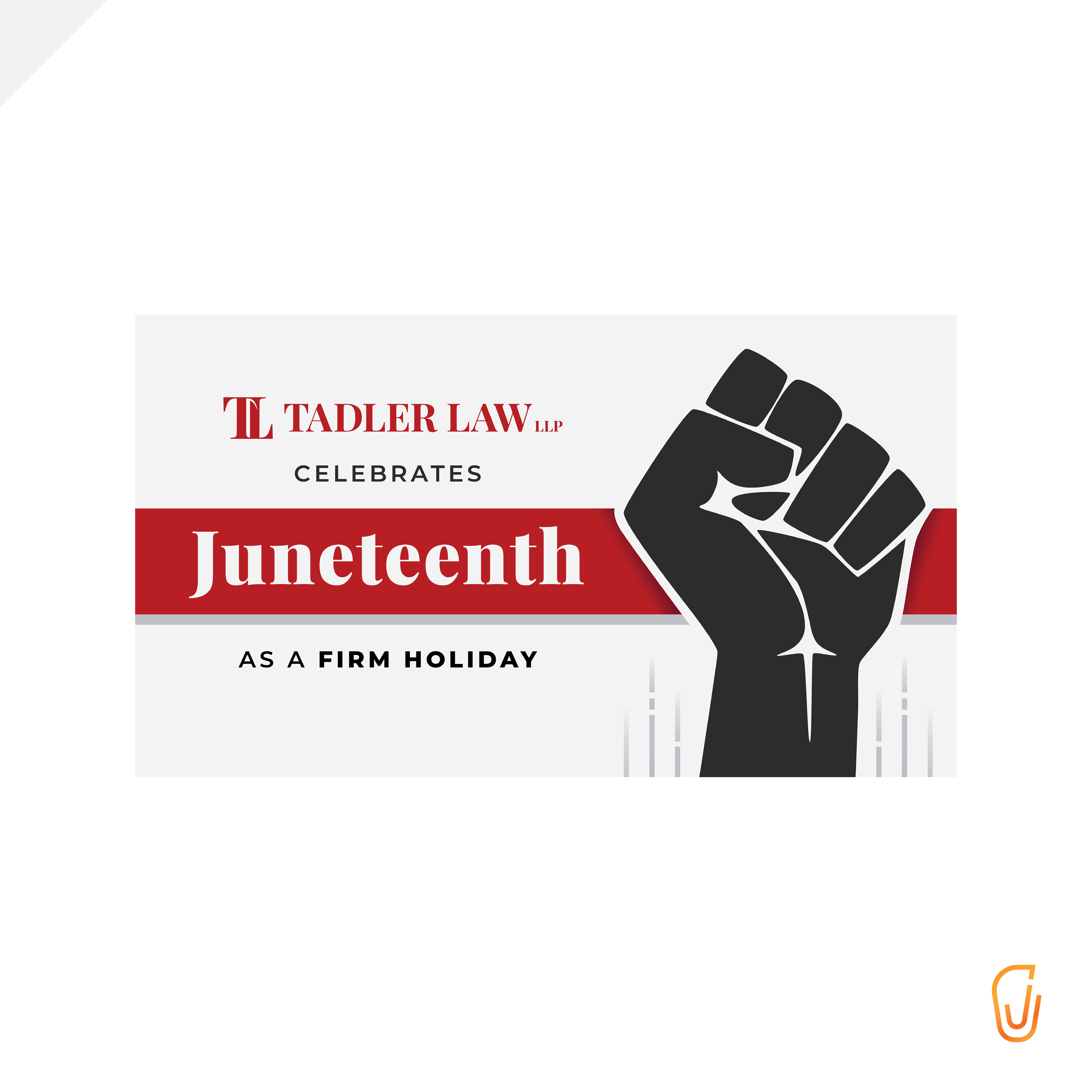 Tadler Law Social Media Graphic - Juneteenth (2020)