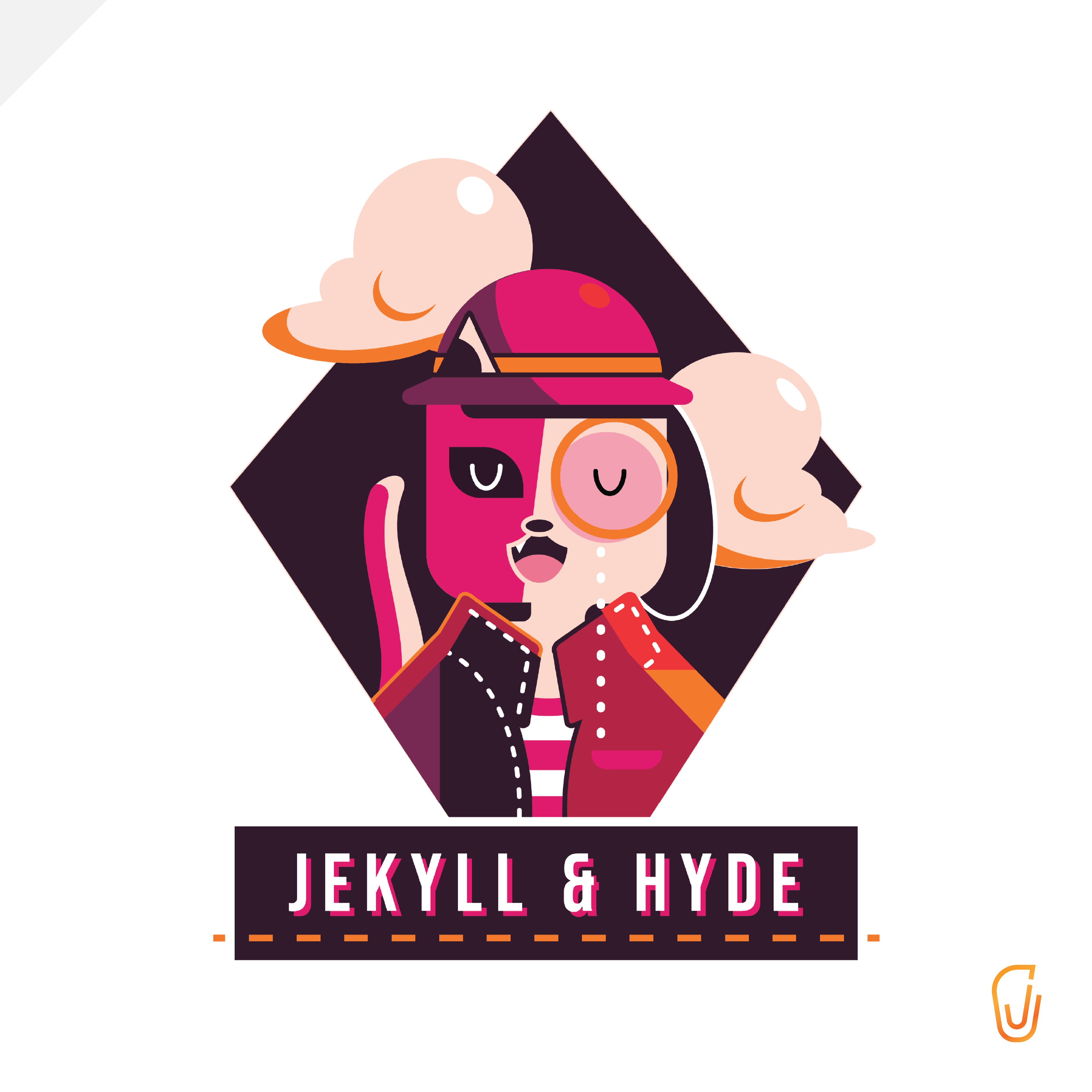Cat & Dog × Jekyll & Hyde Vector Icon (2019)