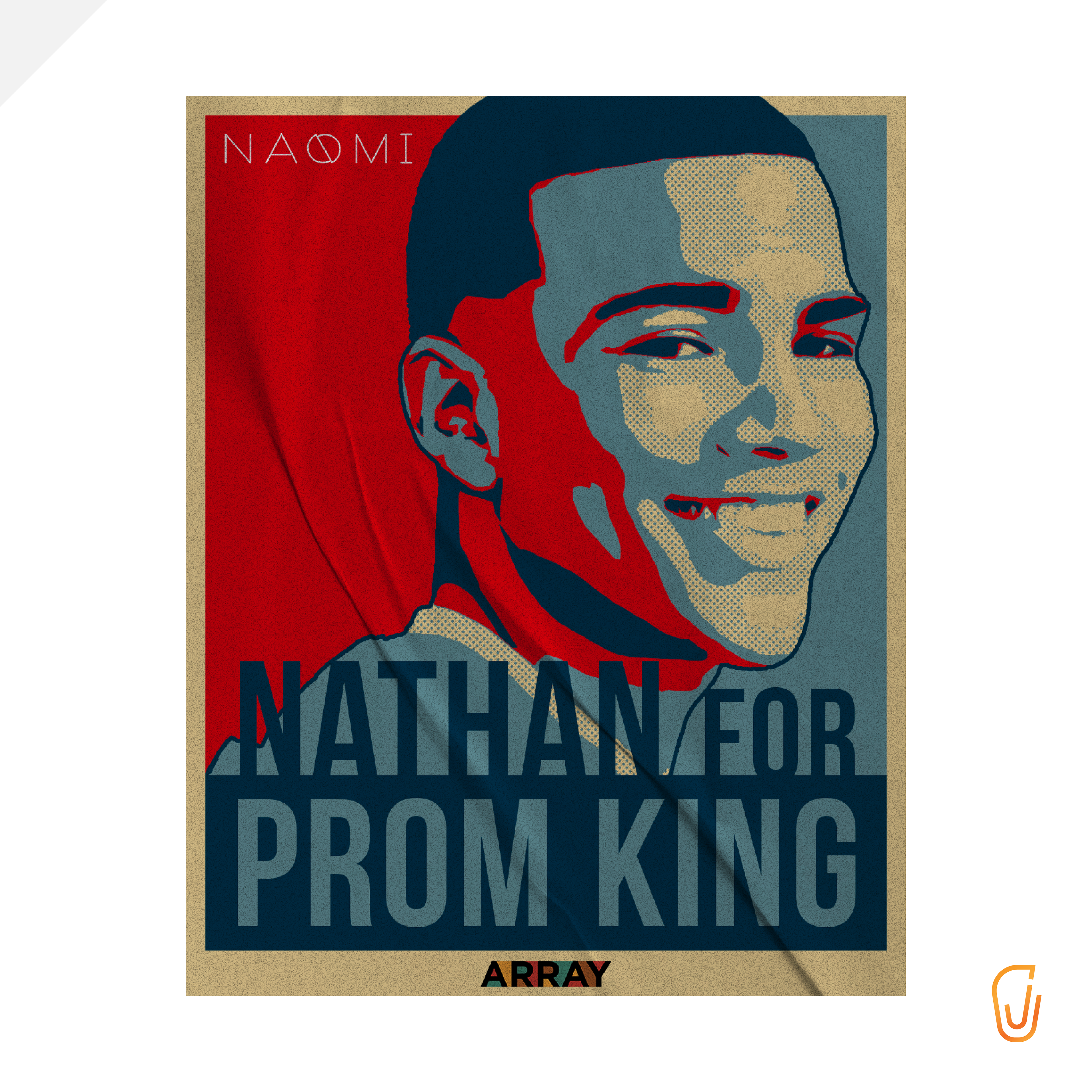 Naomi - Nathan for Prom King Poster (2022)
