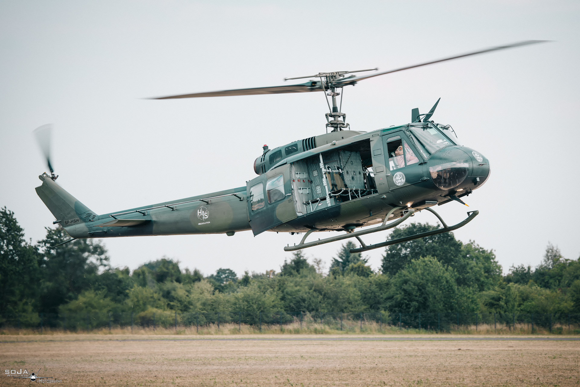 ID06072025 - Bell UH-1D Iroquois Huey SP-HSH cn# 8177