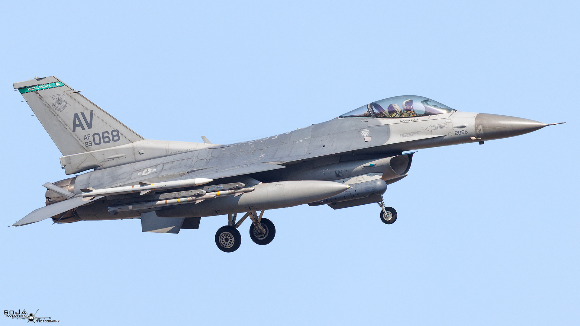 Lockheed Martin F-16CM-40-CF 89-2068 AV 555th FS cn# 1C-221 #2