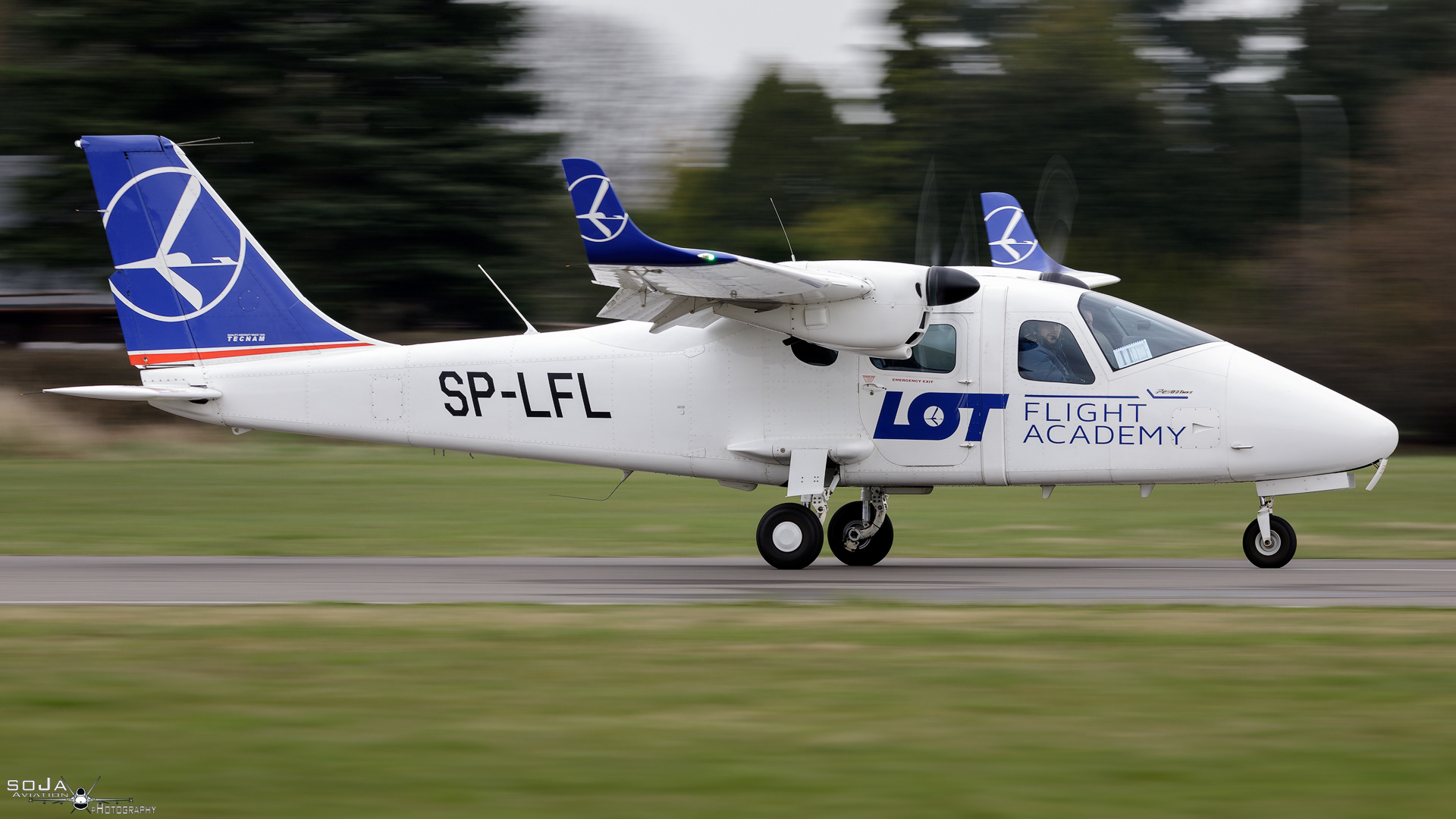 ID220324-LOT Flight Academy Tecnam P2006T Mk II SP-LFL cn# 322